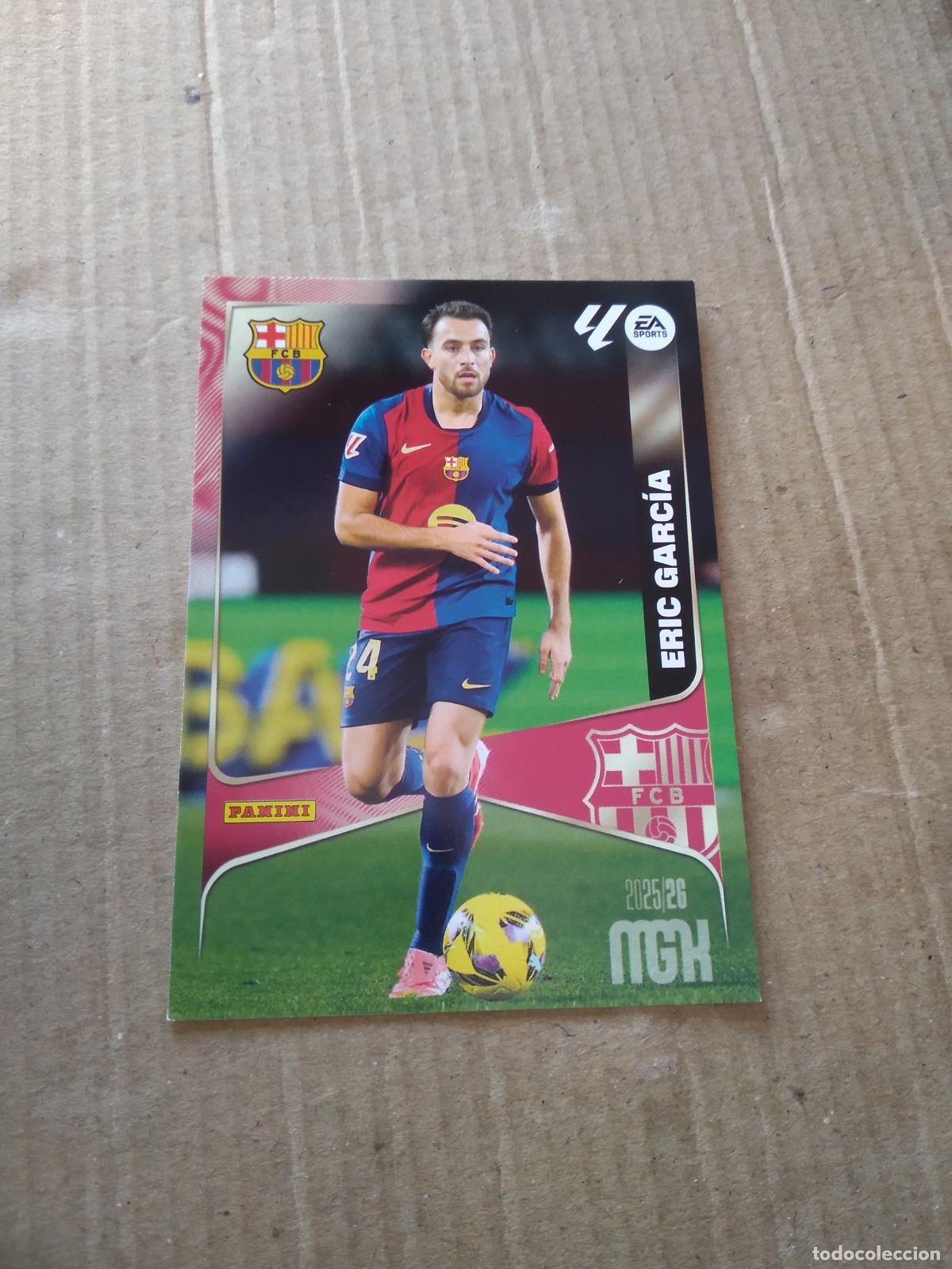Cromos de f&uacute;tbol: 80 ERIC GARCIA BARCELONA BAR&Ccedil;A CROMO FUTBOL PANINI LIGA MGKS 25-26 MEGACRACKS 2025-2026