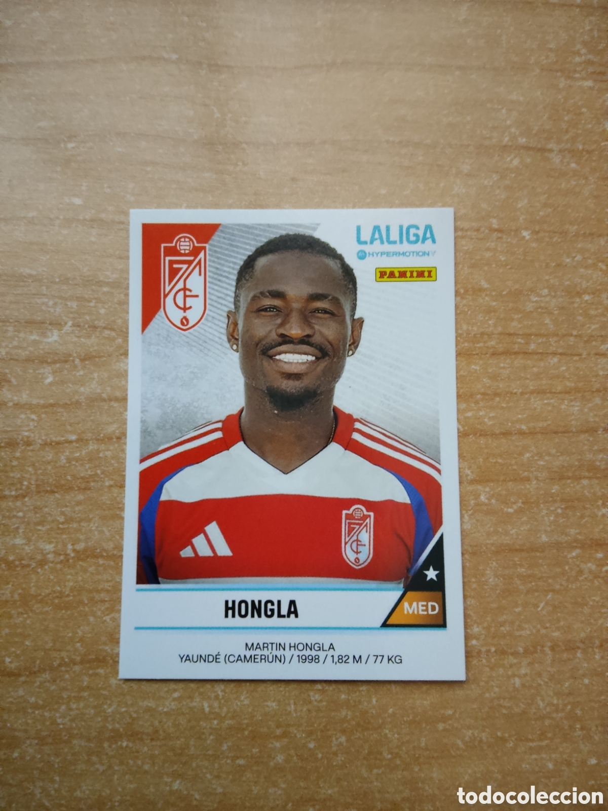 Cromos de f&uacute;tbol: 241 HONGLA GRANADA LIGA HYPERMOTION 2024 2025