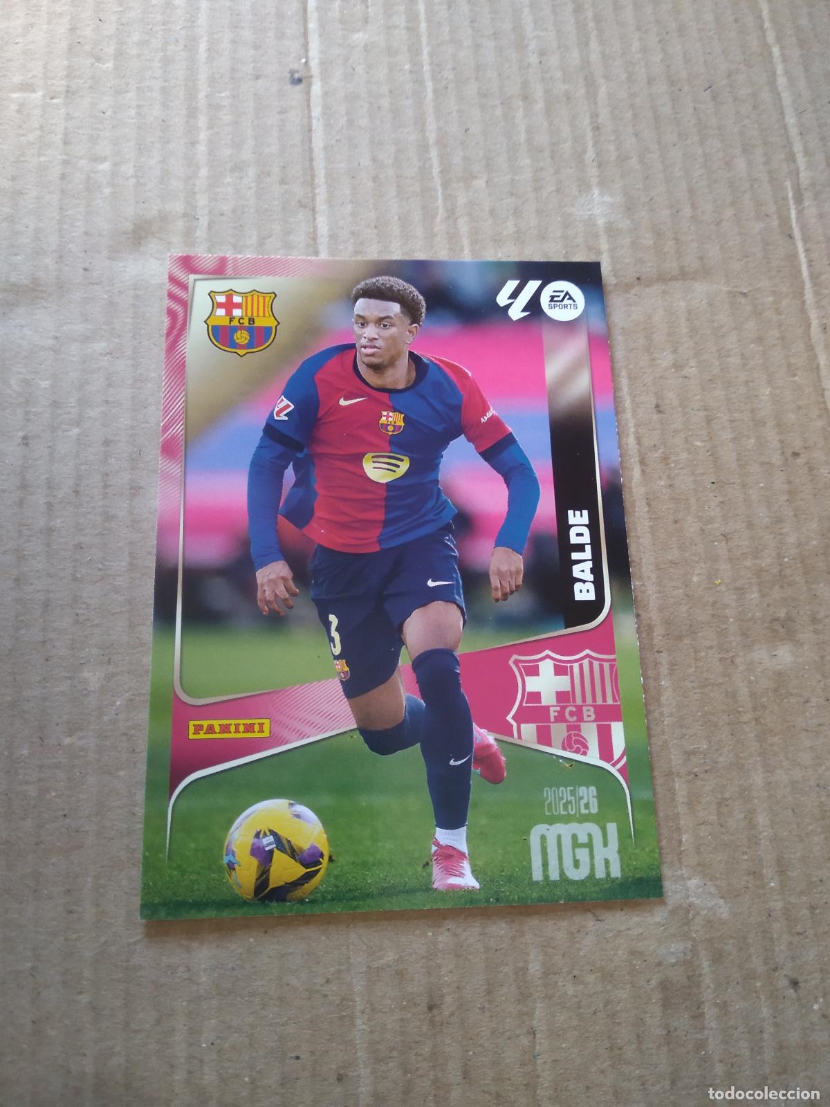 Cromos de f&uacute;tbol: 81 BALDE BARCELONA BAR&Ccedil;A CROMO FUTBOL PANINI LIGA MGKS 25-26 MEGACRACKS 2025-2026