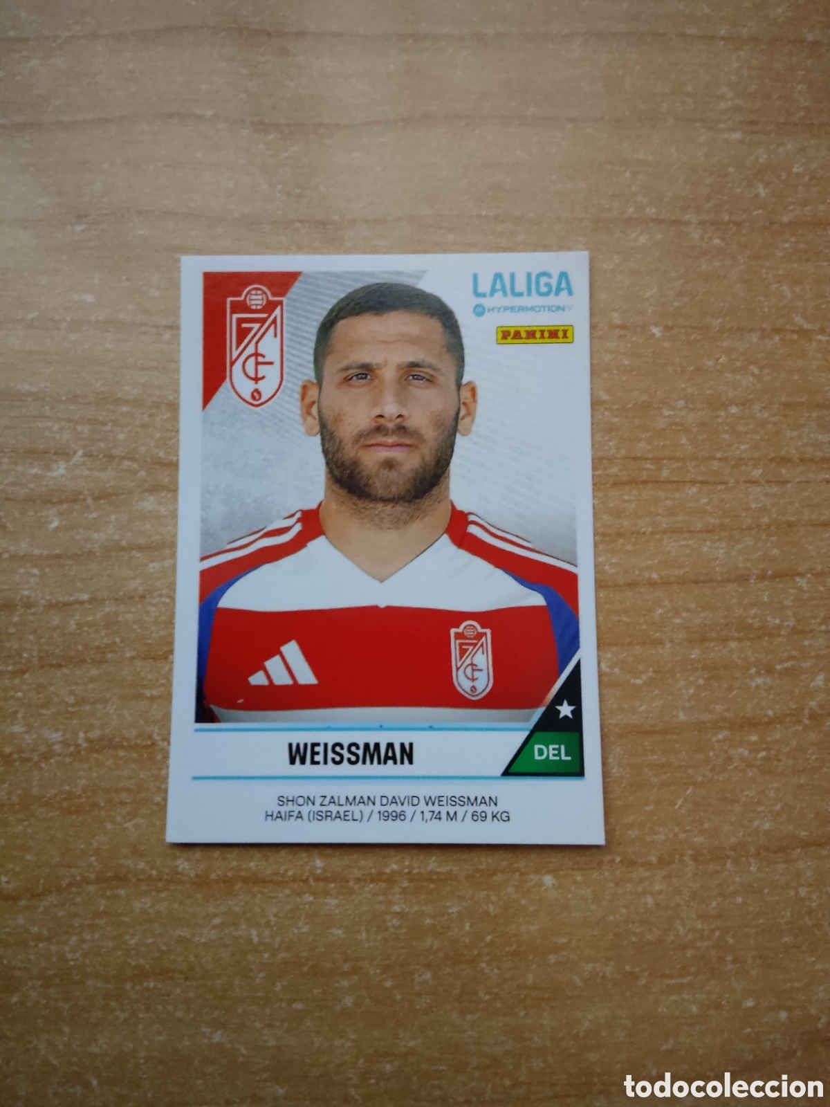 Cromos de f&uacute;tbol: 245 A WEISSMAN GRANADA LIGA HYPERMOTION 2024 2025