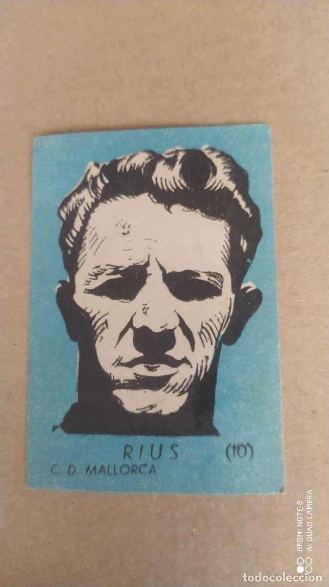 Cromos de f&uacute;tbol: MALLORCA 10 RIUS - DINAMICO 1951 1952 -51 52 - CHOCOLATES EL LINCE Y MADAM , F