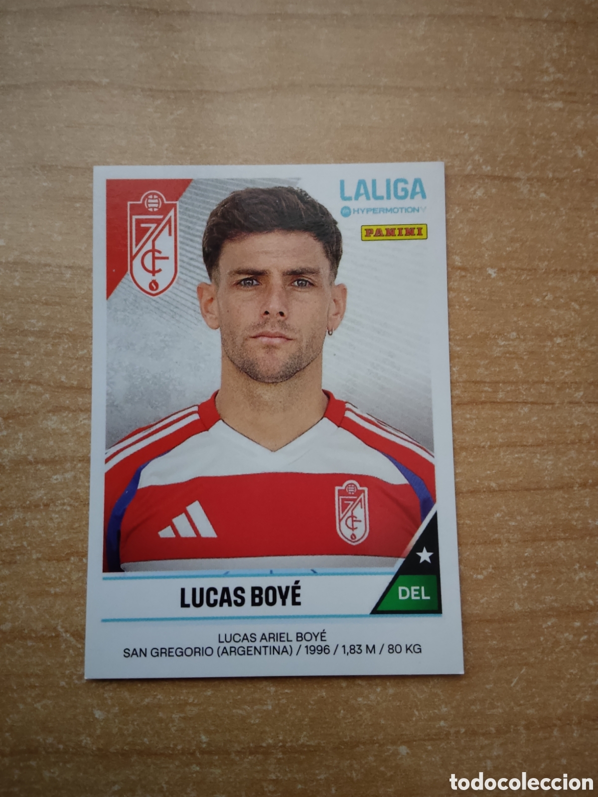 Cromos de f&uacute;tbol: 247 LUCAS BOYE GRANADA LIGA HYPERMOTION 2024 2025