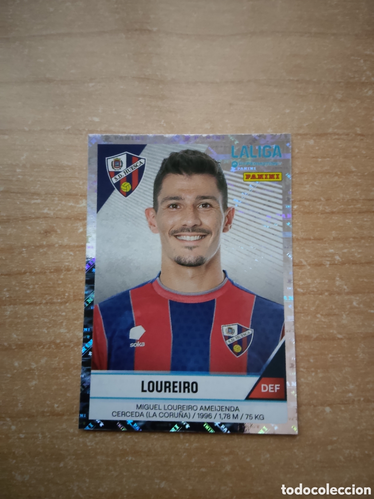 Cromos de f&uacute;tbol: 254 LOUREIRO HUESCA LIGA HYPERMOTION 2024 2025