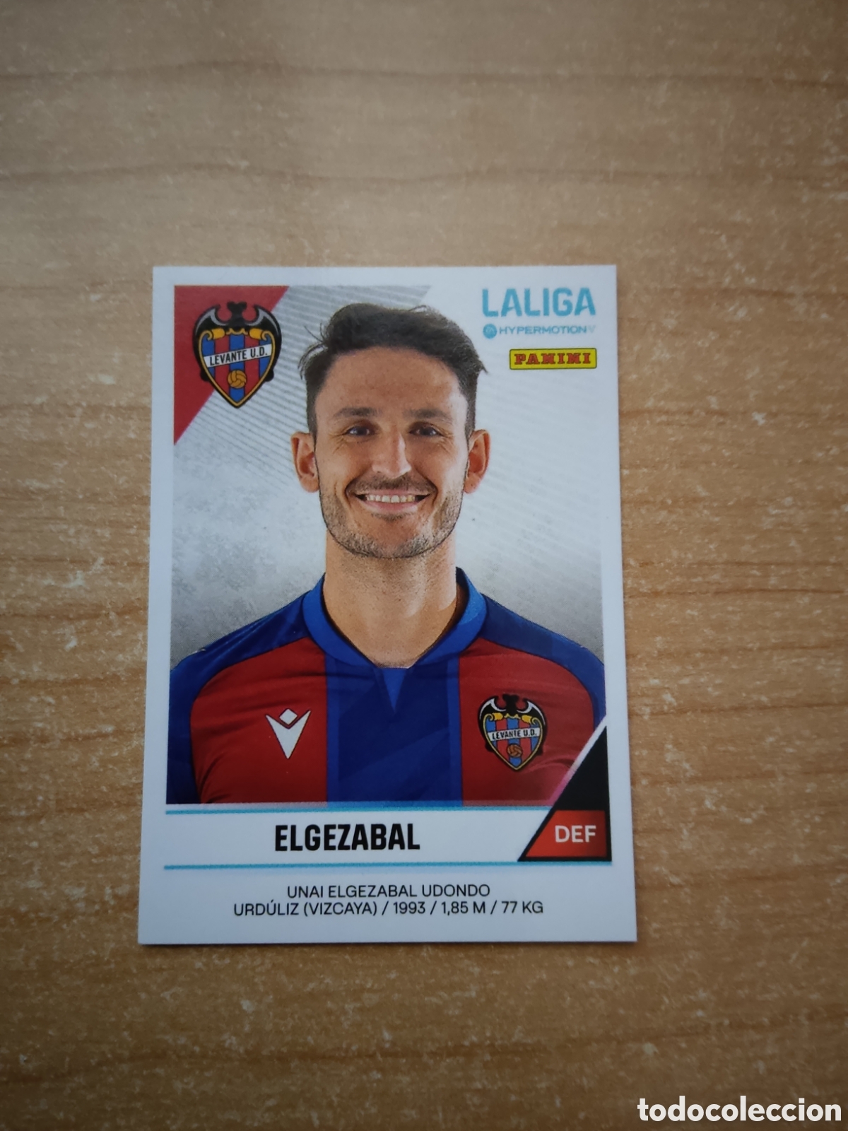 Cromos de f&uacute;tbol: 273 ELGEZABAL LEVANTE LIGA HYPERMOTION 2024 2025