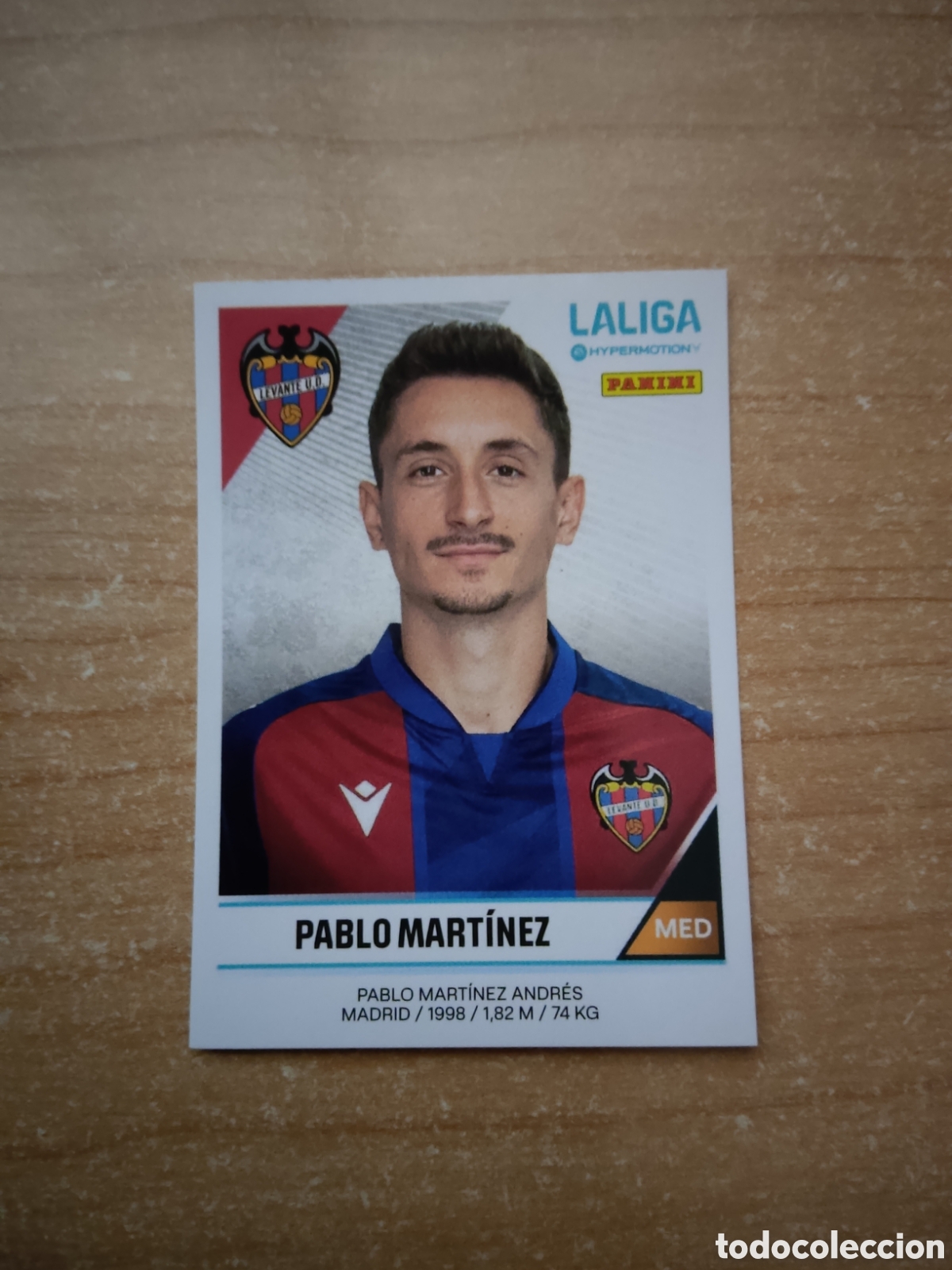 Cromos de f&uacute;tbol: 281 PABLO MARTINEZ LEVANTE LIGA HYPERMOTION 2024 2025
