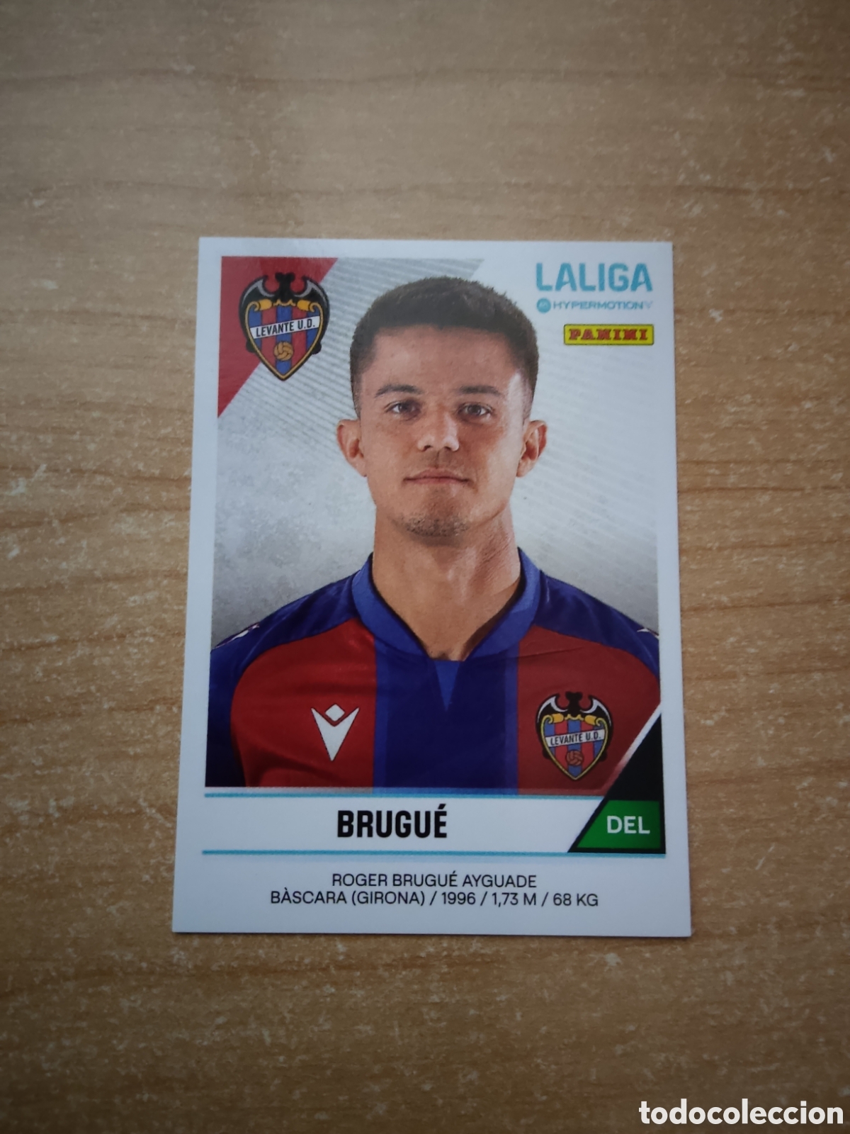 Cromos de f&uacute;tbol: 286 BRUGUE LEVANTE LIGA HYPERMOTION 2024 2025