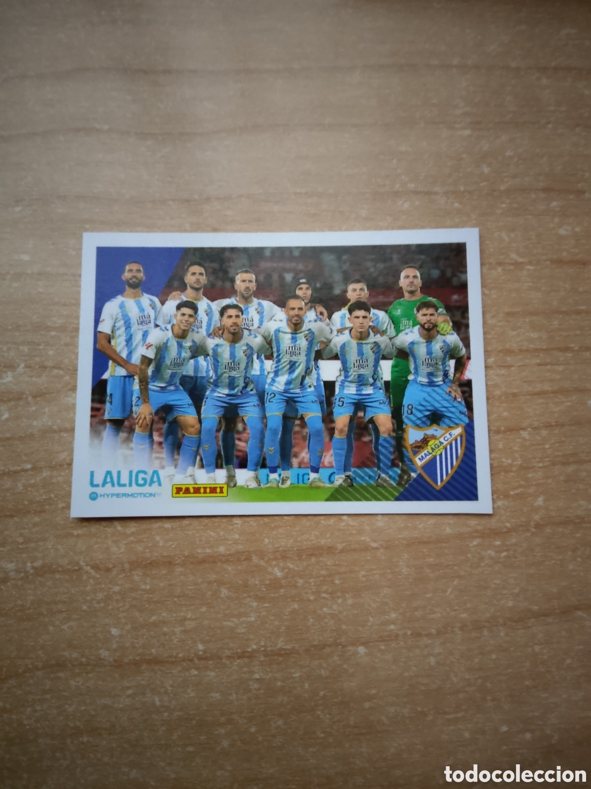 Cromos de f&uacute;tbol: 288 PLANTILLA MALAGA LIGA HYPERMOTION 2024 2025