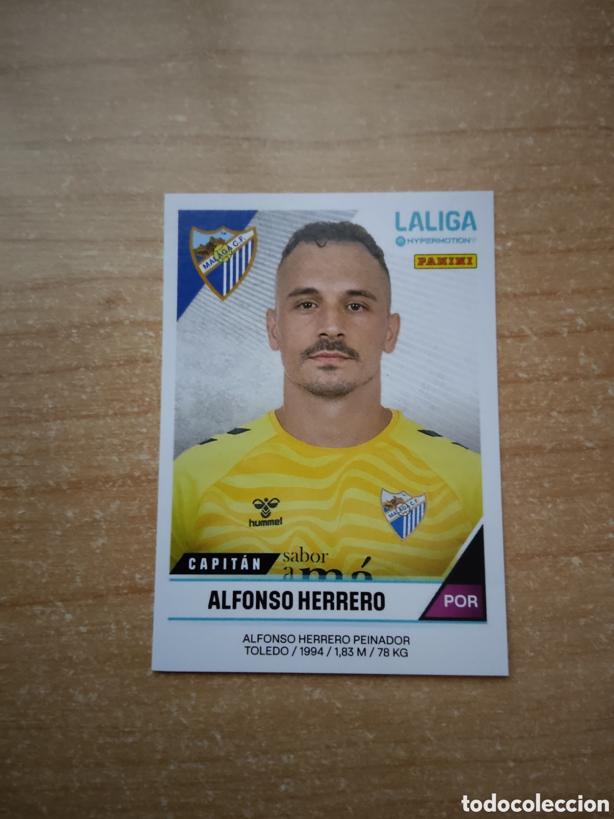 Cromos de f&uacute;tbol: 289 ALFONSO HERRERO MALAGA LIGA HYPERMOTION 2024 2025
