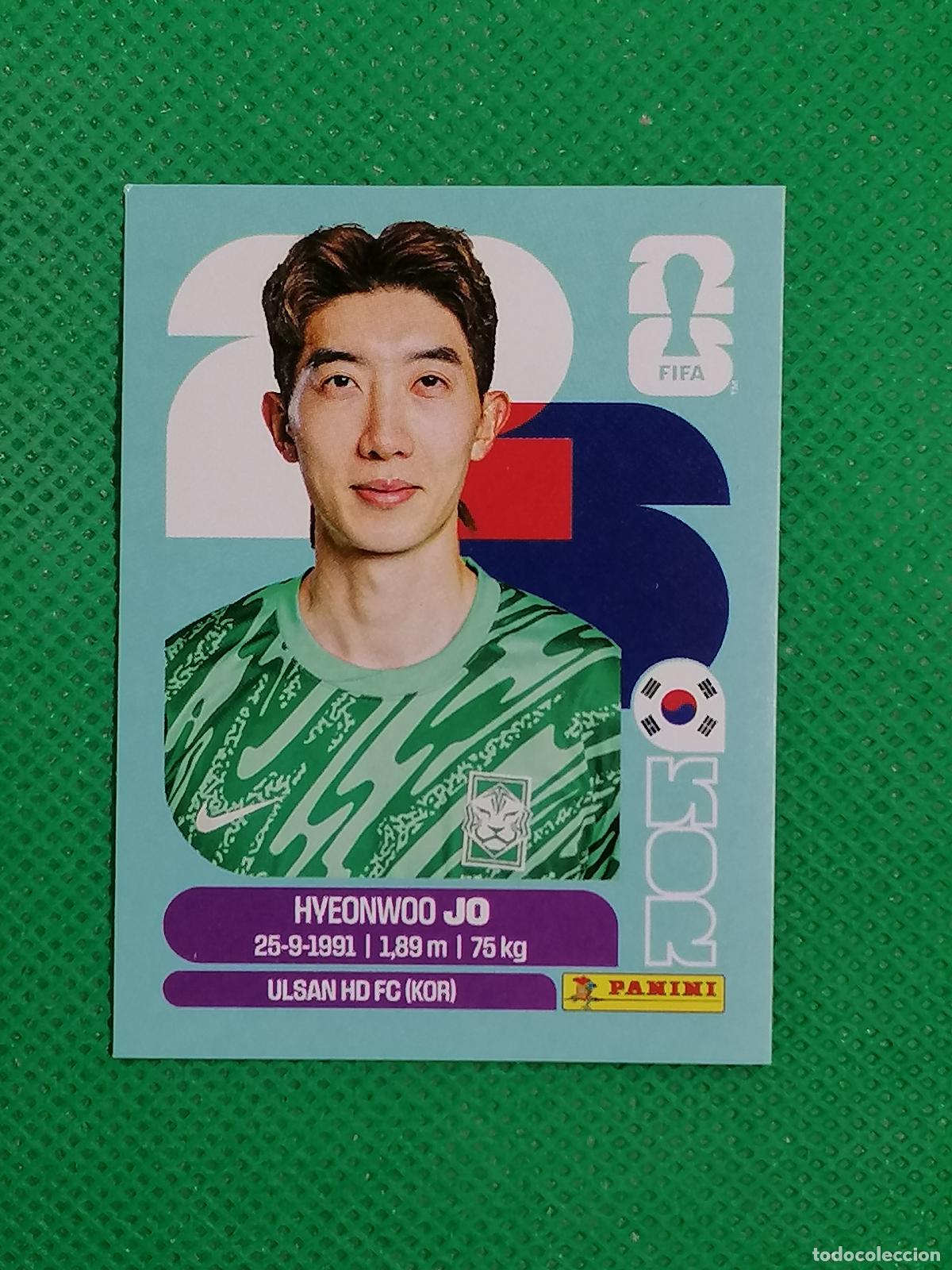 Cromos de f&uacute;tbol: KOR 2 KOR2 HYEONWOO JO KOREA ⚽ PANINI FIFA MUNDIAL WORLD CUP 26 2026 STICKER ⚽