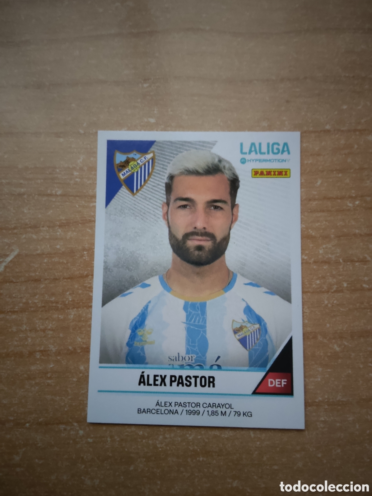 Cromos de f&uacute;tbol: 292 ALEX PASTOR MALAGA LIGA HYPERMOTION 2024 2025