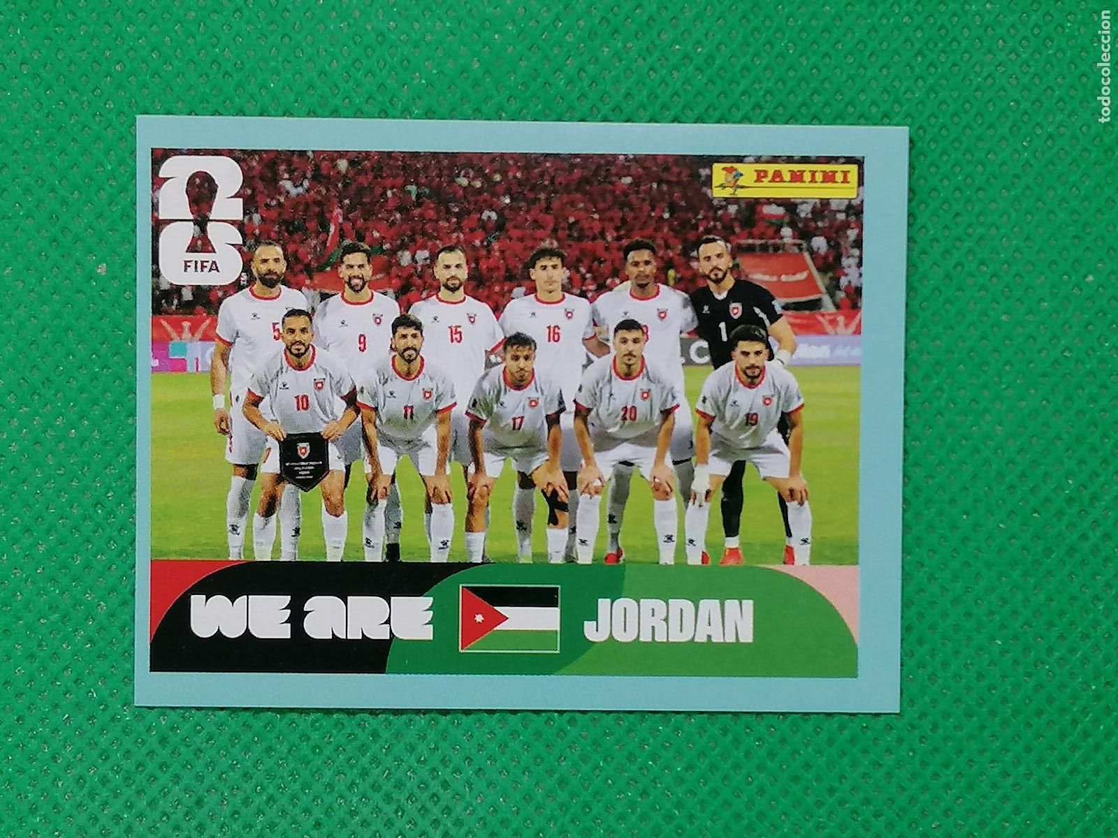 Cromos de f&uacute;tbol: JOR 13 JOR13 PLANTILLA JORDANIA ⚽ PANINI FIFA MUNDIAL WORLD CUP 26 2026 STICKER ⚽