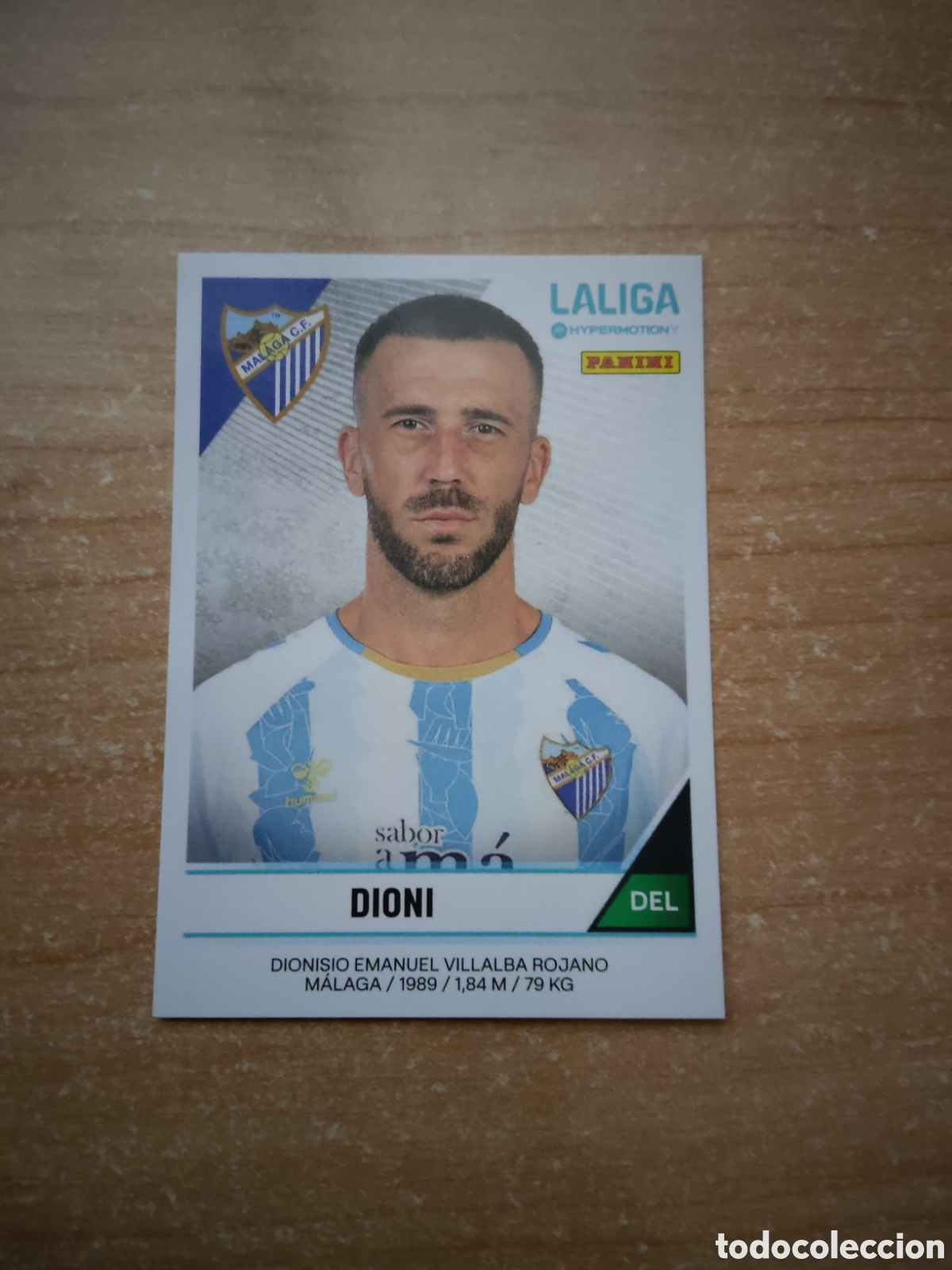 Cromos de f&uacute;tbol: 303 DIONI MALAGA LIGA HYPERMOTION 2024 2025