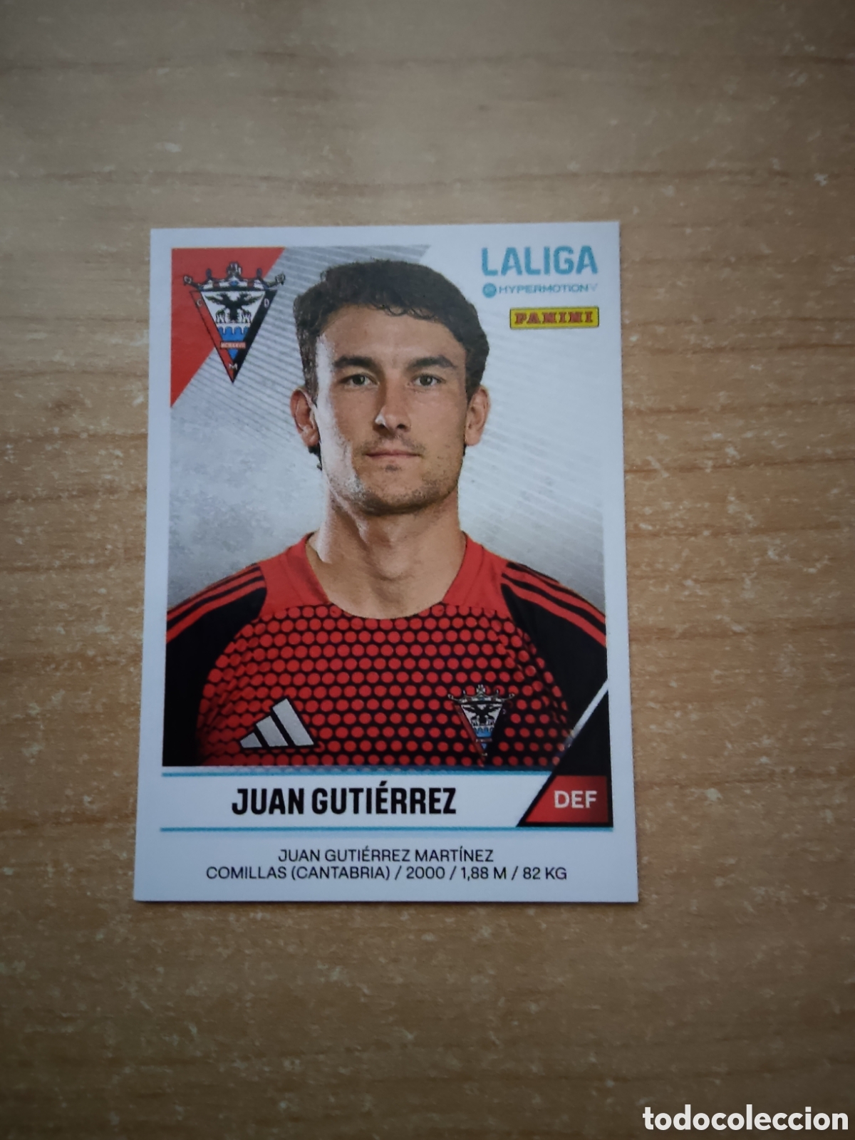 Cromos de f&uacute;tbol: 311 JUAN GUTIERREZ MIRANDES LIGA HYPERMOTION 2024 2025
