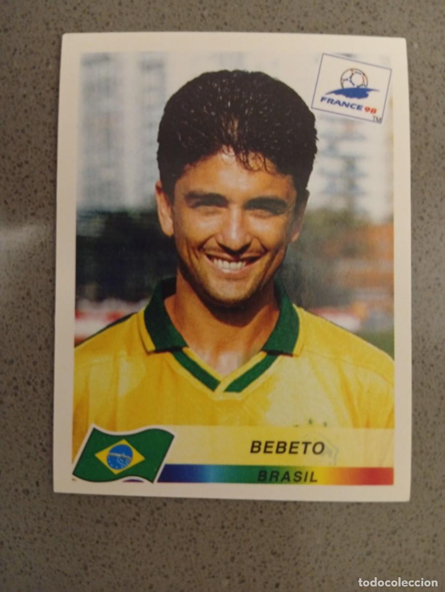 Cromos de f&uacute;tbol: BEBETO 30 BRASIL PANINI FRANCIA 1998 98 SIN PEGAR NUNCA PEGADO