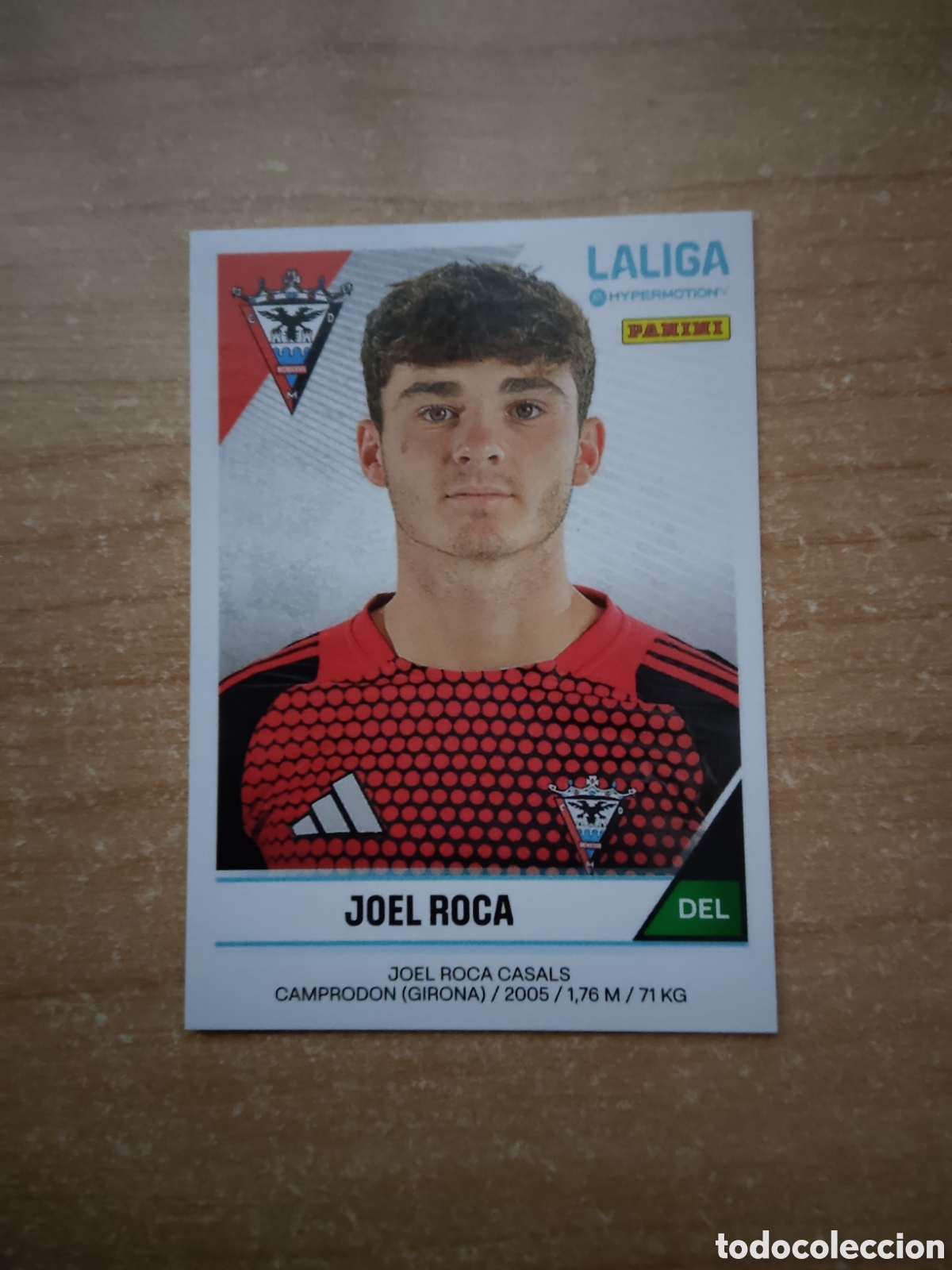 Cromos de f&uacute;tbol: 321 JOEL ROCA MIRANDES LIGA HYPERMOTION 2024 2025