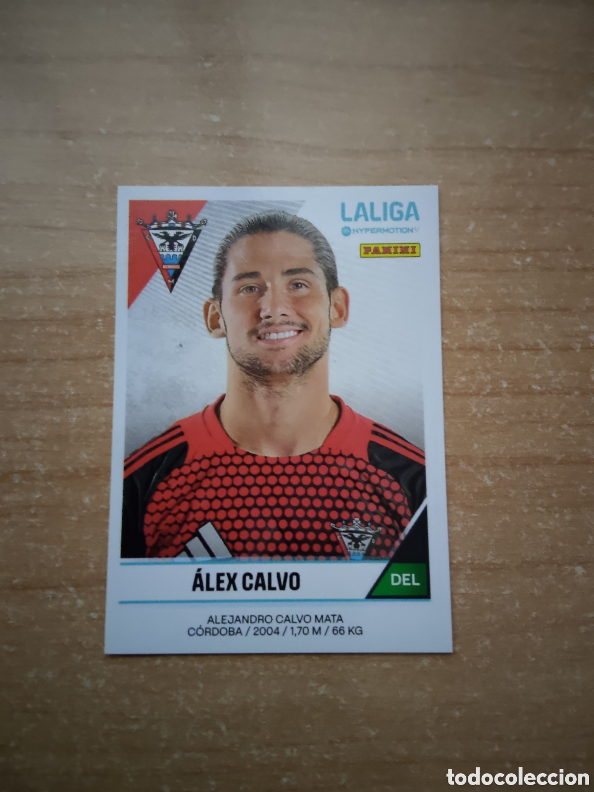 Cromos de f&uacute;tbol: 322 ALEX CALVO MIRANDES LIGA HYPERMOTION 2024 2025