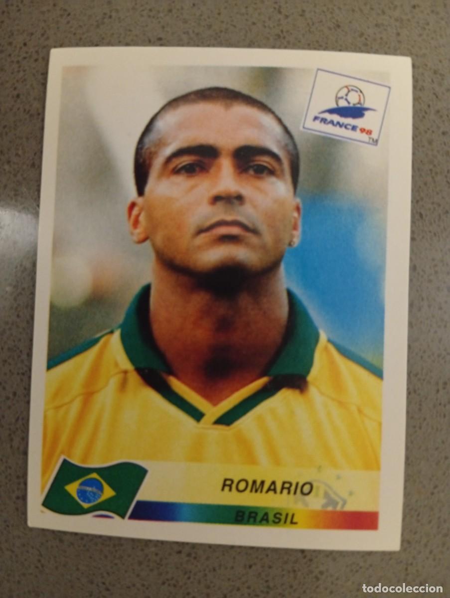 Cromos de f&uacute;tbol: ROMARIO 29 BRASIL PANINI FRANCIA 1998 98 SIN PEGAR NUNCA PEGADO