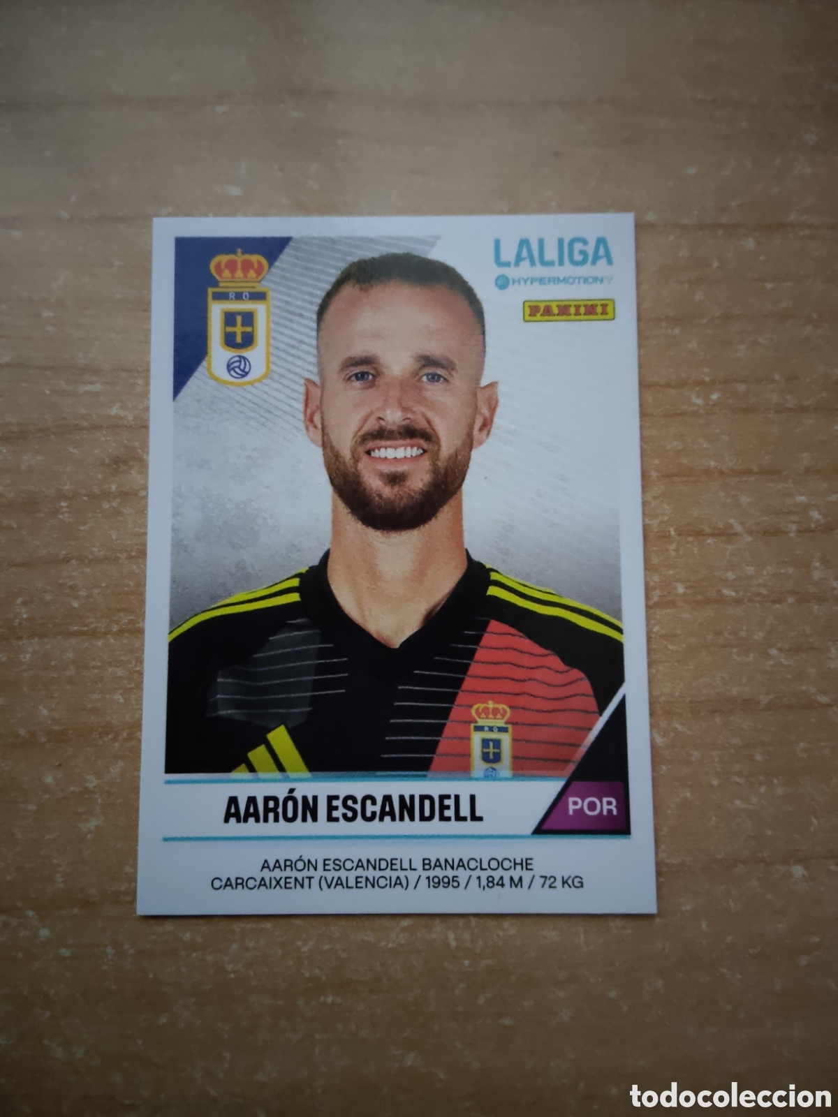 Cromos de f&uacute;tbol: 327 AARON ESCANDELL REAL OVIEDO LIGA HYPERMOTION 2024 2025
