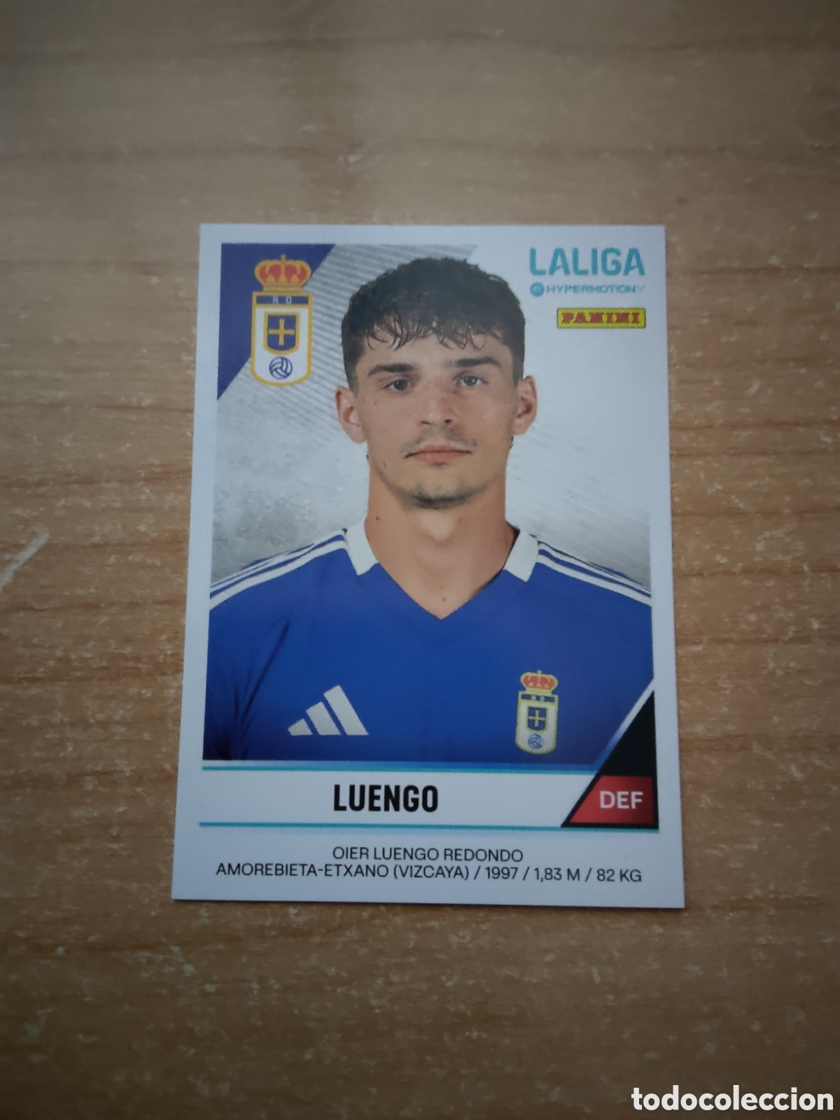 Cromos de f&uacute;tbol: 332 LUENGO REAL OVIEDO LIGA HYPERMOTION 2024 2025