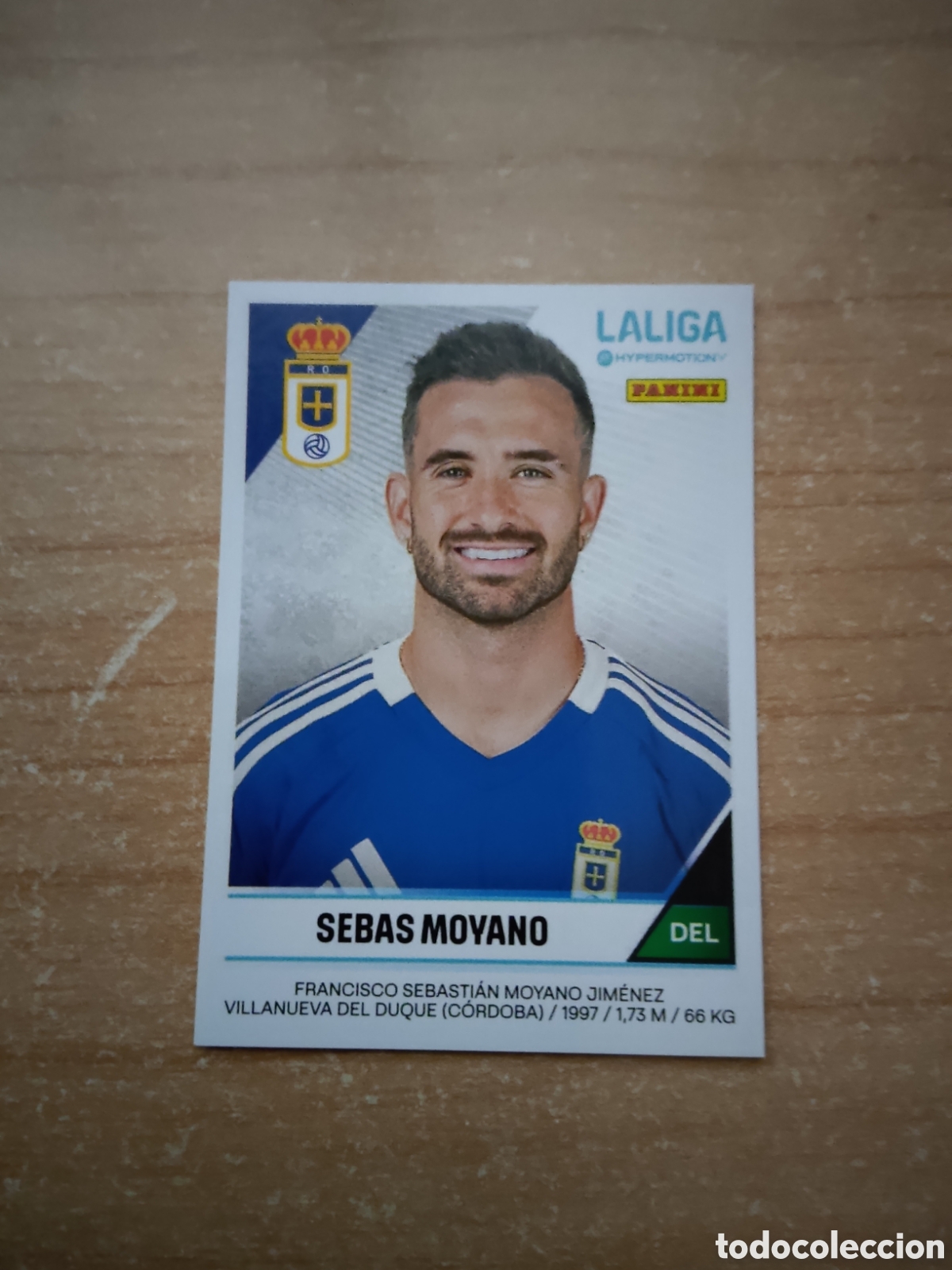 Cromos de f&uacute;tbol: 339 SEBAS MOYANO REAL OVIEDO LIGA HYPERMOTION 2024 2025