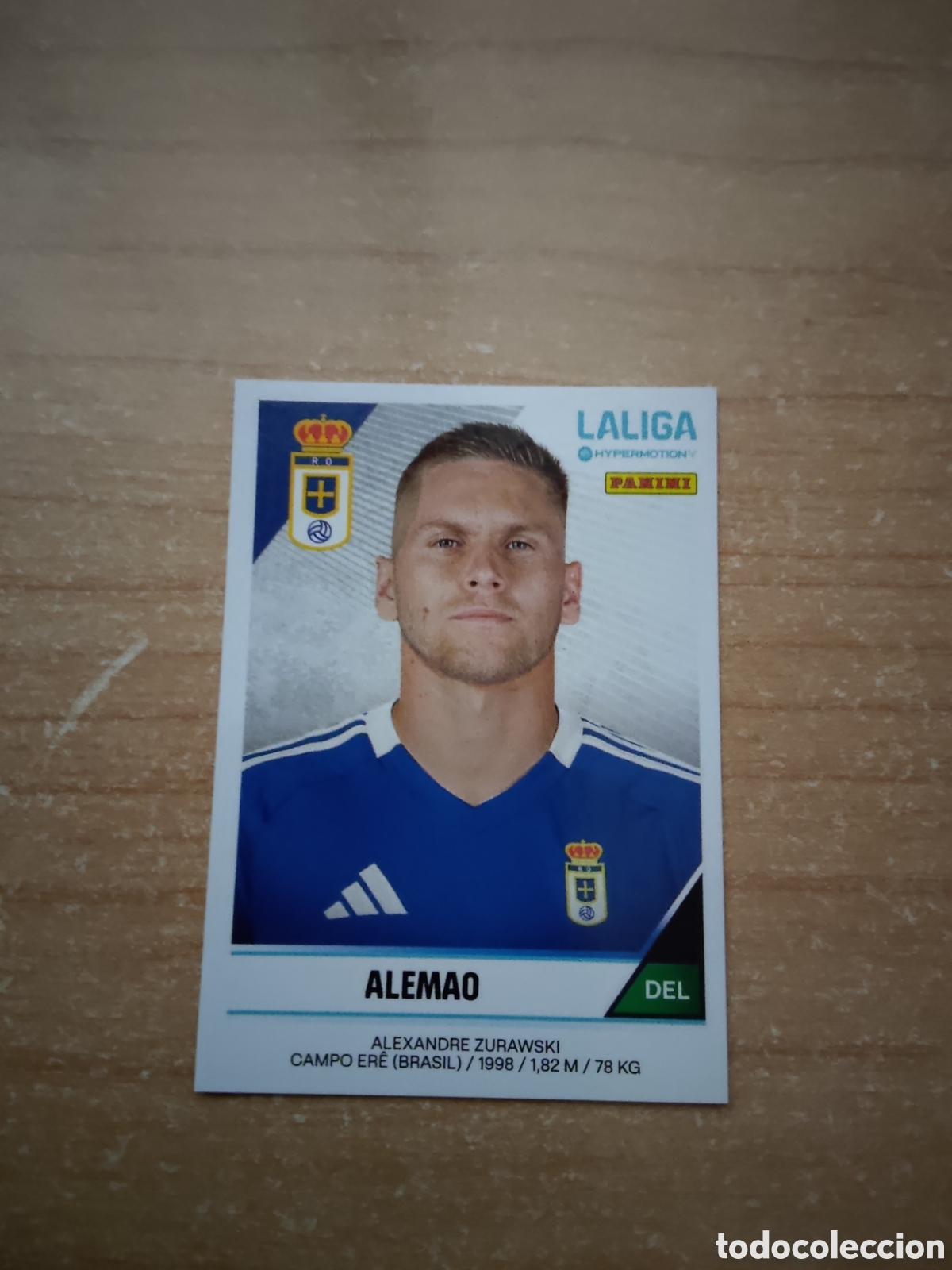Cromos de f&uacute;tbol: 343 ALEMAO REAL OVIEDO LIGA HYPERMOTION 2024 2025