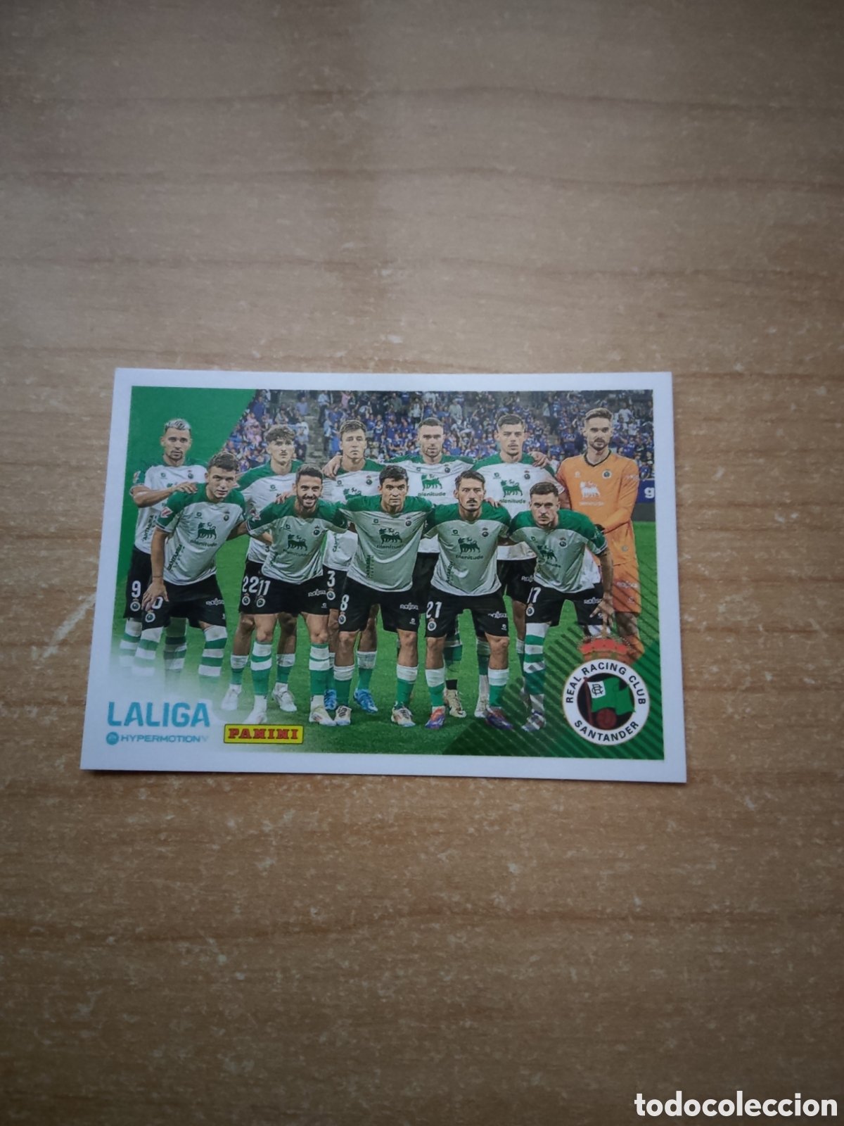 Cromos de f&uacute;tbol: 345 PLANTILLA RACING SANTANDER LIGA HYPERMOTION 2024 2025