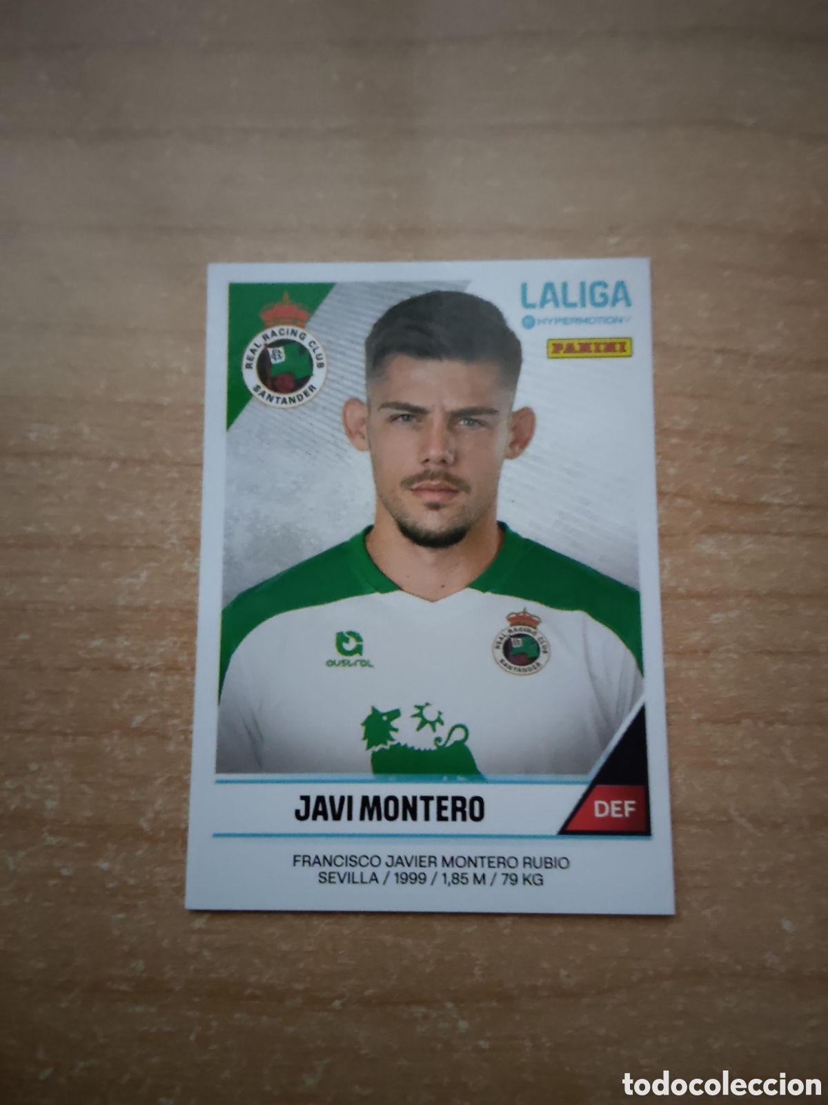 Cromos de f&uacute;tbol: 352 JAVI MONTERO RACING SANTANDER LIGA HYPERMOTION 2024 2025