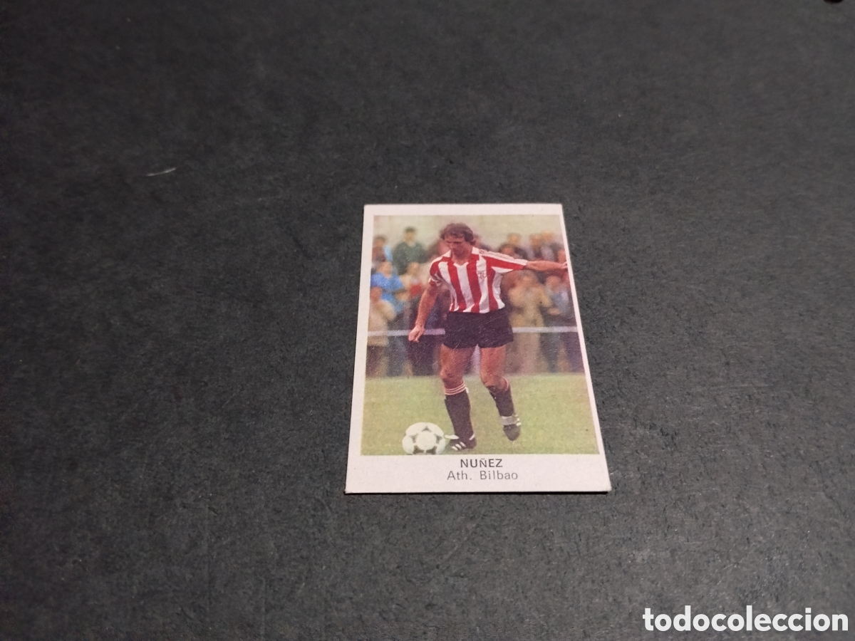 Cromos de f&uacute;tbol: Cromo futbol 84 N&uacute;&ntilde;ez, Bilbao