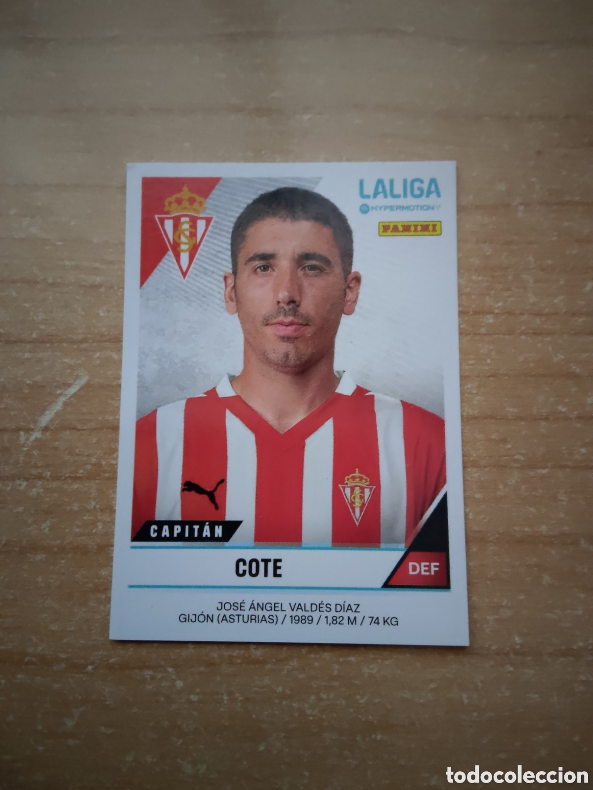 Cromos de f&uacute;tbol: 372 COTE REAL SPORTING LIGA HYPERMOTION 2024 2025