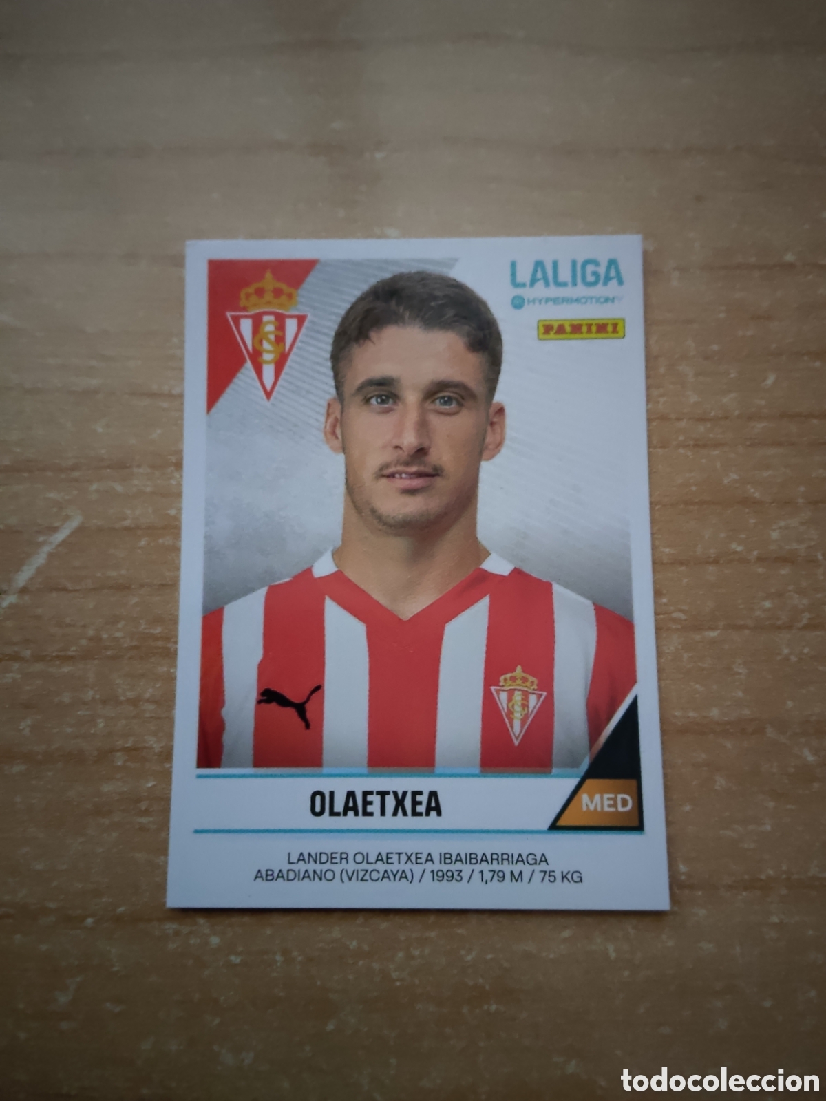 Cromos de f&uacute;tbol: 373 OLAETXEA REAL SPORTING LIGA HYPERMOTION 2024 2025