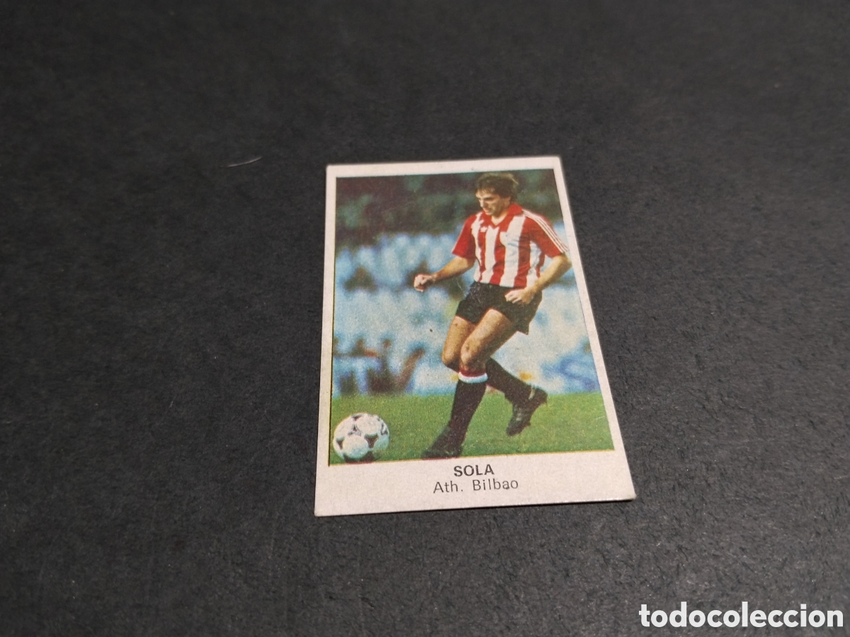 Cromos de f&uacute;tbol: Cromo futbol 84 Sola, Bilbao