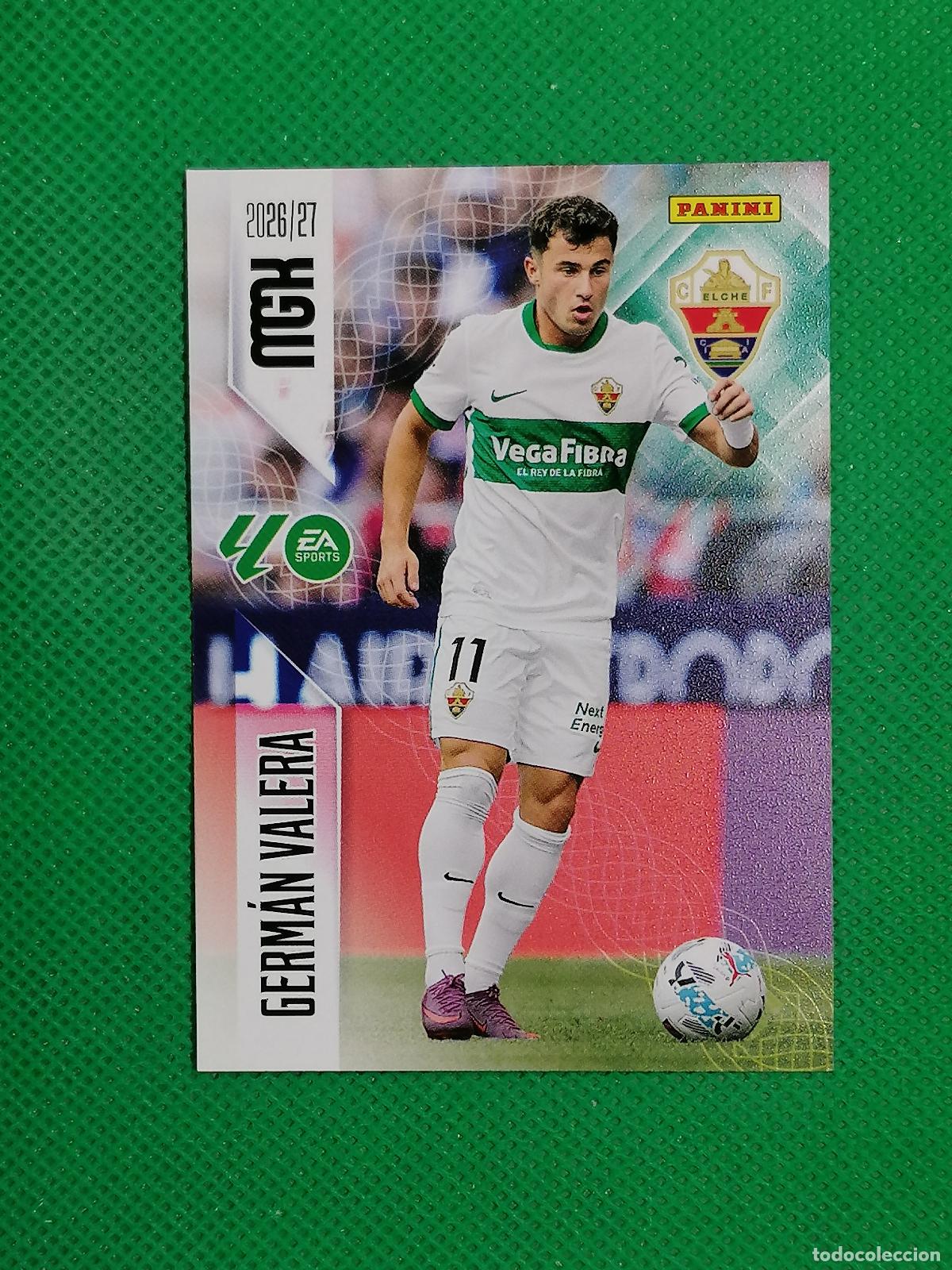 Cromos de f&uacute;tbol: 153 GERMAN VALERA ELCHE ⚽ MEGACRACKS LIGA 2026 2027 26 27 ⚽