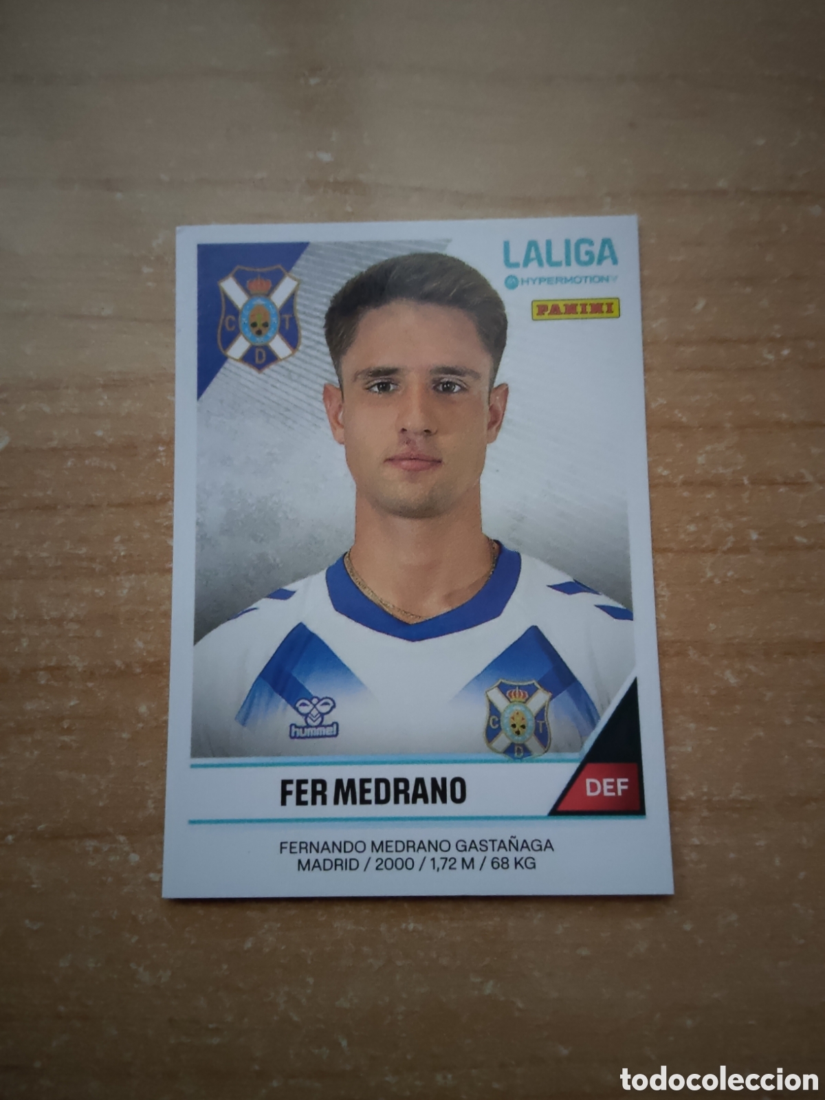 Cromos de f&uacute;tbol: 391 B FER MEDRANO TENERIFE LIGA HYPERMOTION 2024 2025