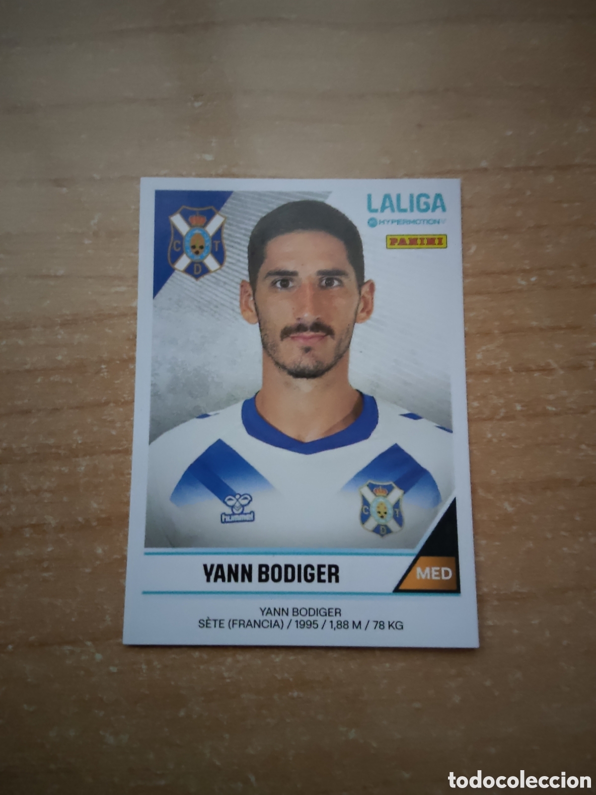 Cromos de f&uacute;tbol: 392 YANN BODIGER TENERIFE LIGA HYPERMOTION 2024 2025
