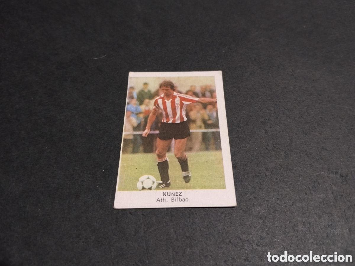 Cromos de f&uacute;tbol: Cromo futbol 84 N&uacute;&ntilde;ez, Bilbao