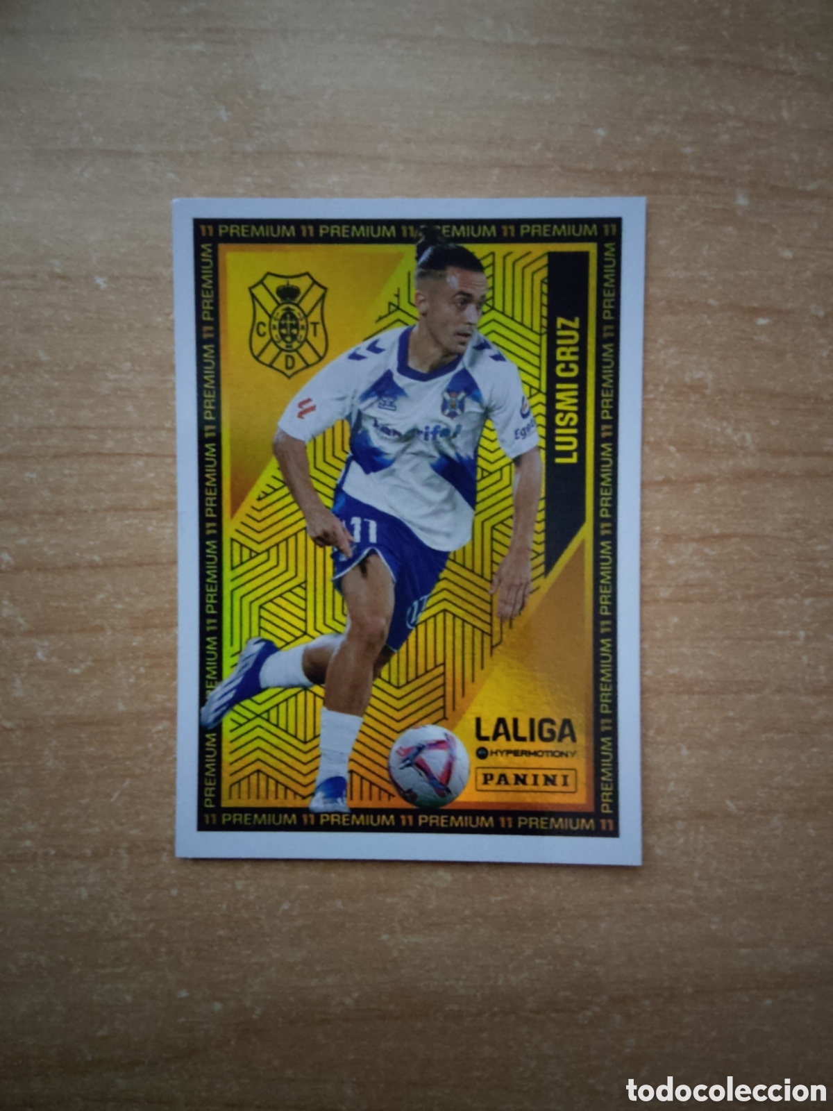 Cromos de f&uacute;tbol: 11 PREMIUM LUISMI CRUZ TENERIFE LIGA HYPERMOTION 2024 2025