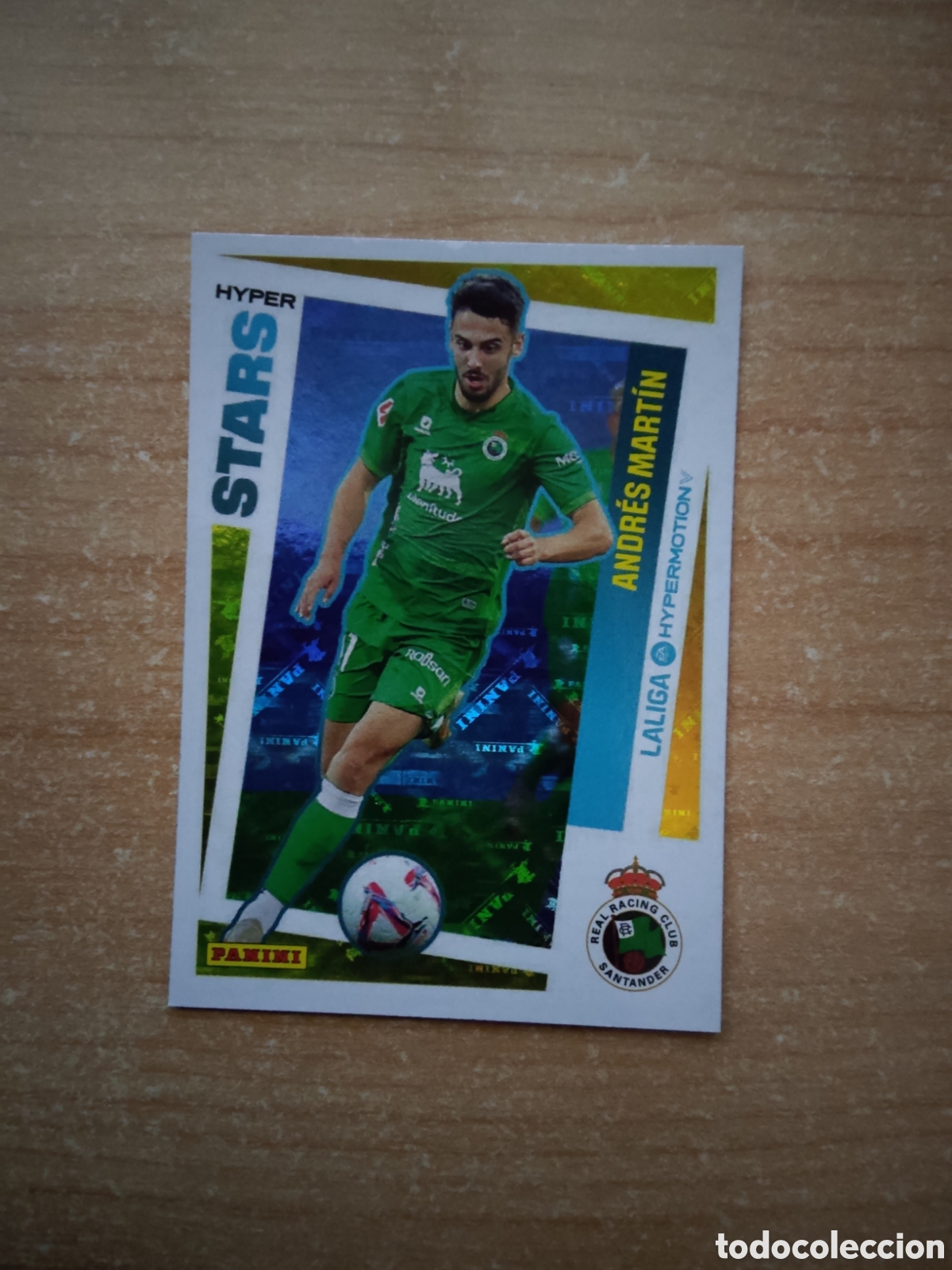 Cromos de f&uacute;tbol: 424 ANDRES MARTIN HYPERSTARS RACING SANTANDER LIGA HYPERMOTION 2024 2025