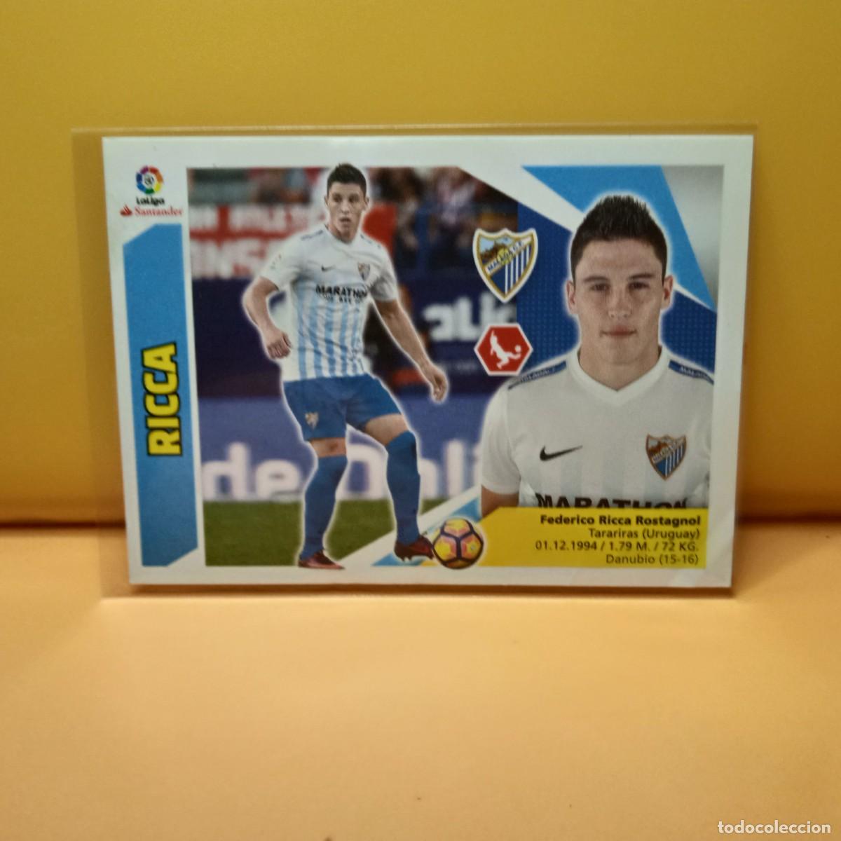 Cromos de f&uacute;tbol: EDICIONES ESTE 2017 2018 17 18 M&Aacute;LAGA C.F RICCA 7