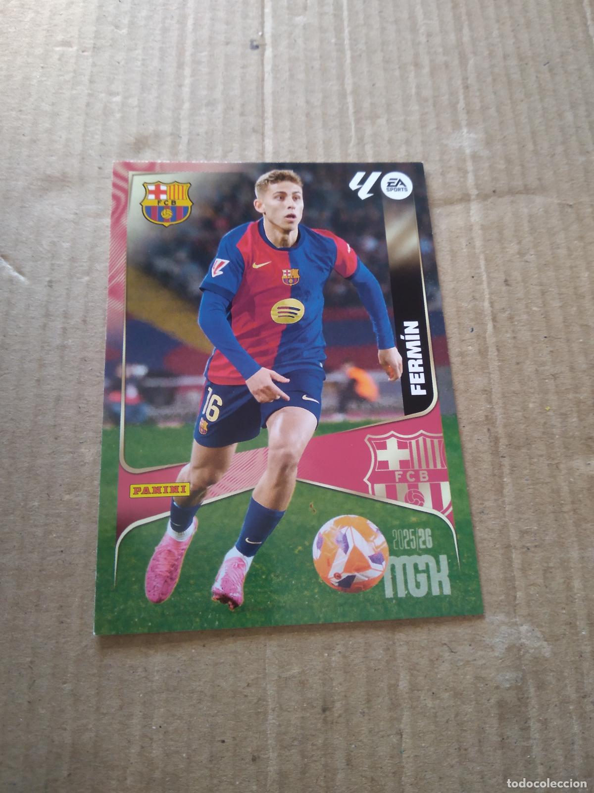 Cromos de f&uacute;tbol: 84 FERMIN BARCELONA BAR&Ccedil;A CROMO FUTBOL PANINI LIGA MGKS 25-26 MEGACRACKS 2025-2026