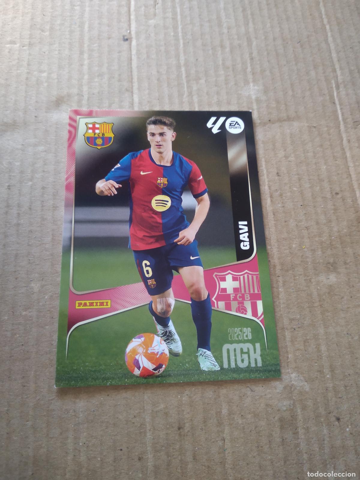 Cromos de f&uacute;tbol: 85 GAVI BARCELONA BAR&Ccedil;A CROMO FUTBOL PANINI LIGA MGKS 25-26 MEGACRACKS 2025-2026
