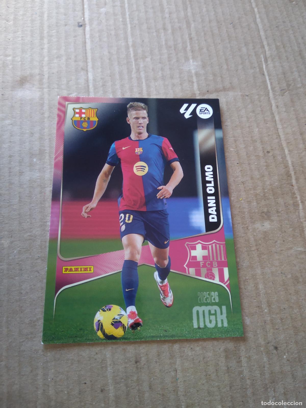 Cromos de f&uacute;tbol: 87 DANI OLMO BARCELONA BAR&Ccedil;A CROMO FUTBOL PANINI LIGA MGKS 25-26 MEGACRACKS 2025-2026