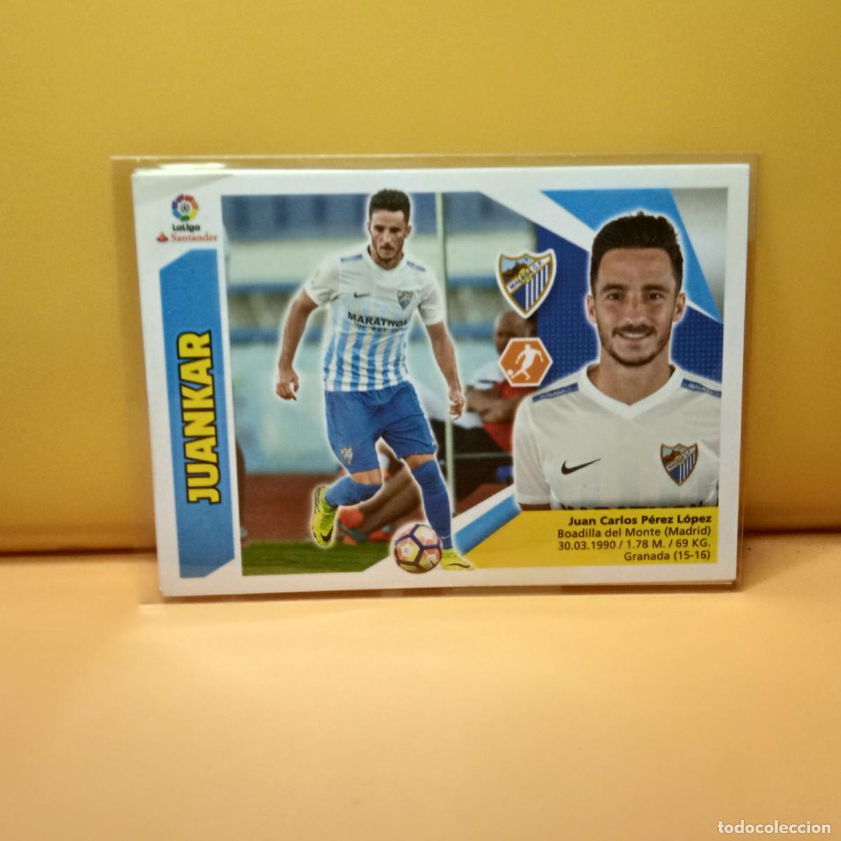Cromos de f&uacute;tbol: EDICIONES ESTE 2017 2018 17 18 M&Aacute;LAGA C.F JUANKAR 8