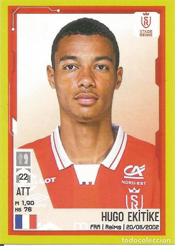 Cromos de f&uacute;tbol: Cromo Sticker Hugo Ekitike - Stade Reims - N&uacute;mero 380 - Foot 2022 22 Ligue 1 Uber Eats - Panini