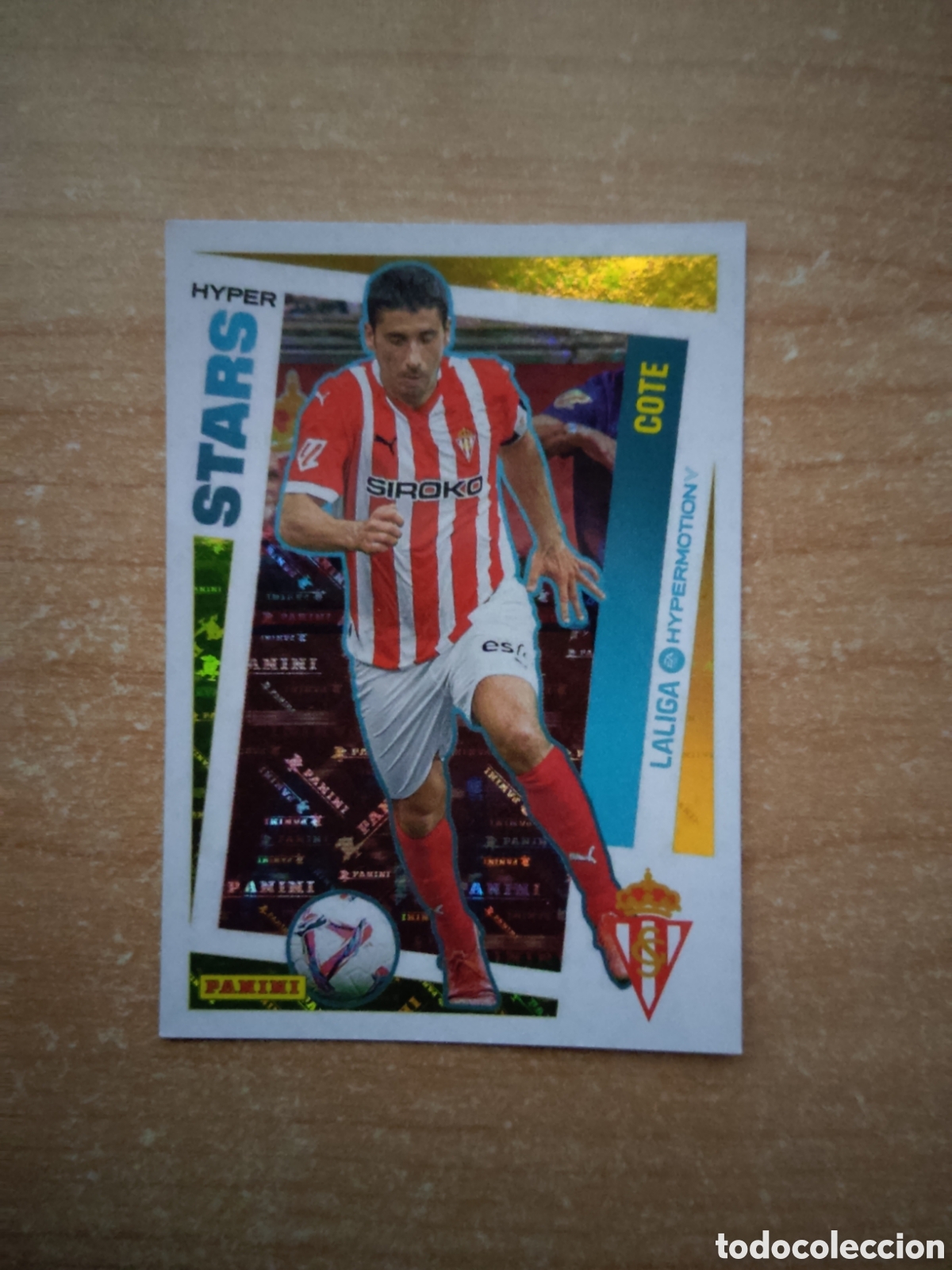Cromos de f&uacute;tbol: 429 COTE REAL SPORTING HYPERSTARS LIGA HYPERMOTION 2024 2025