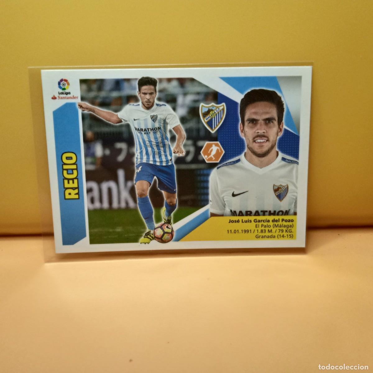 Cromos de f&uacute;tbol: EDICIONES ESTE 2017 2018 17 18 M&Aacute;LAGA C.F RECIO 10