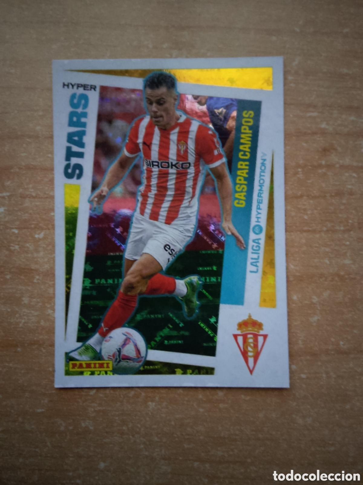 Cromos de f&uacute;tbol: 433 GASPAR CAMPOS REAL SPORTING HYPERSTARS LIGA HYPERMOTION 2024 2025
