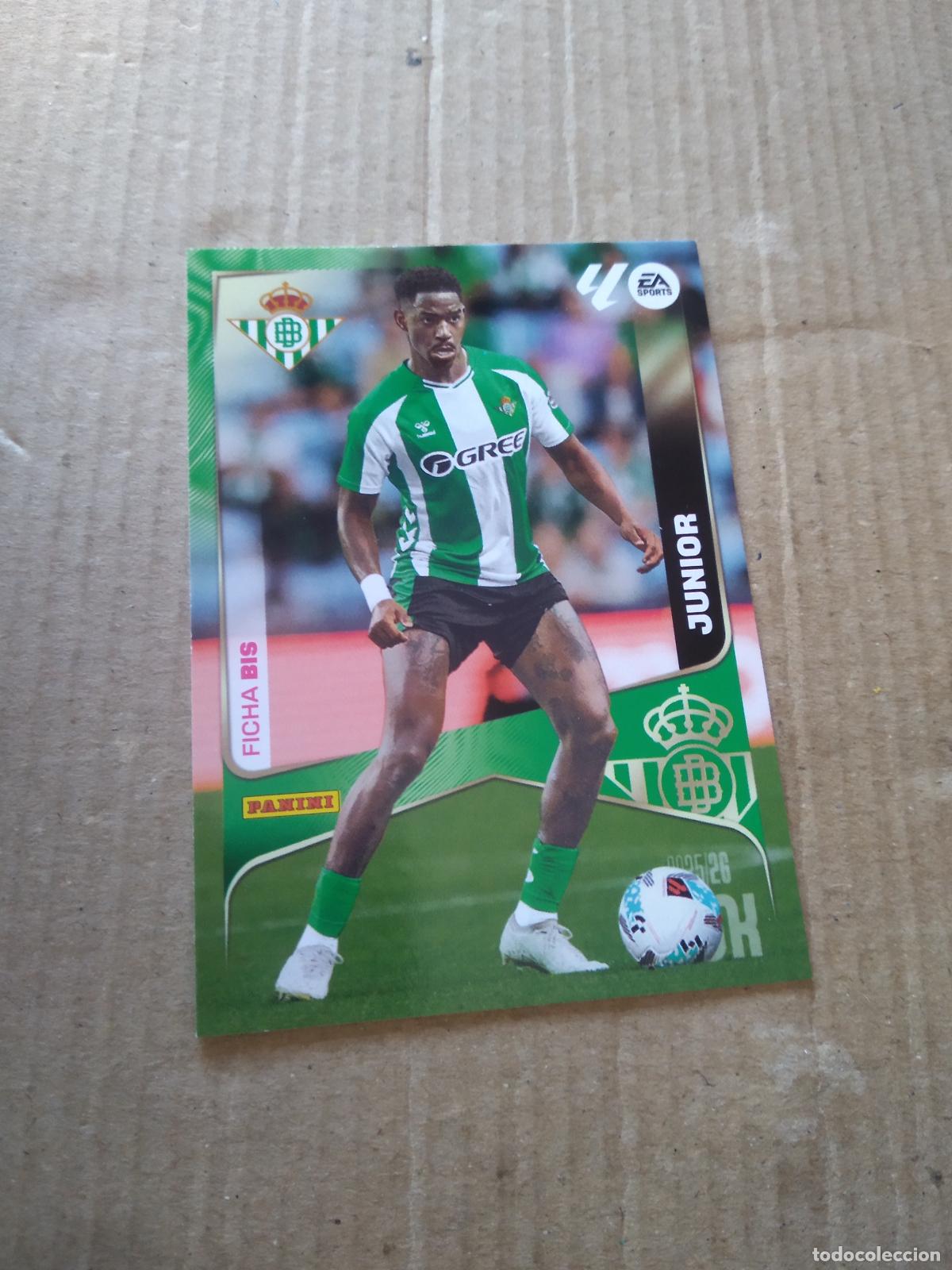 Cromos de f&uacute;tbol: 98 BIS JUNIOR BETIS CROMO FUTBOL PANINI LIGA MGKS 25-26 MEGACRACKS 2025-2026