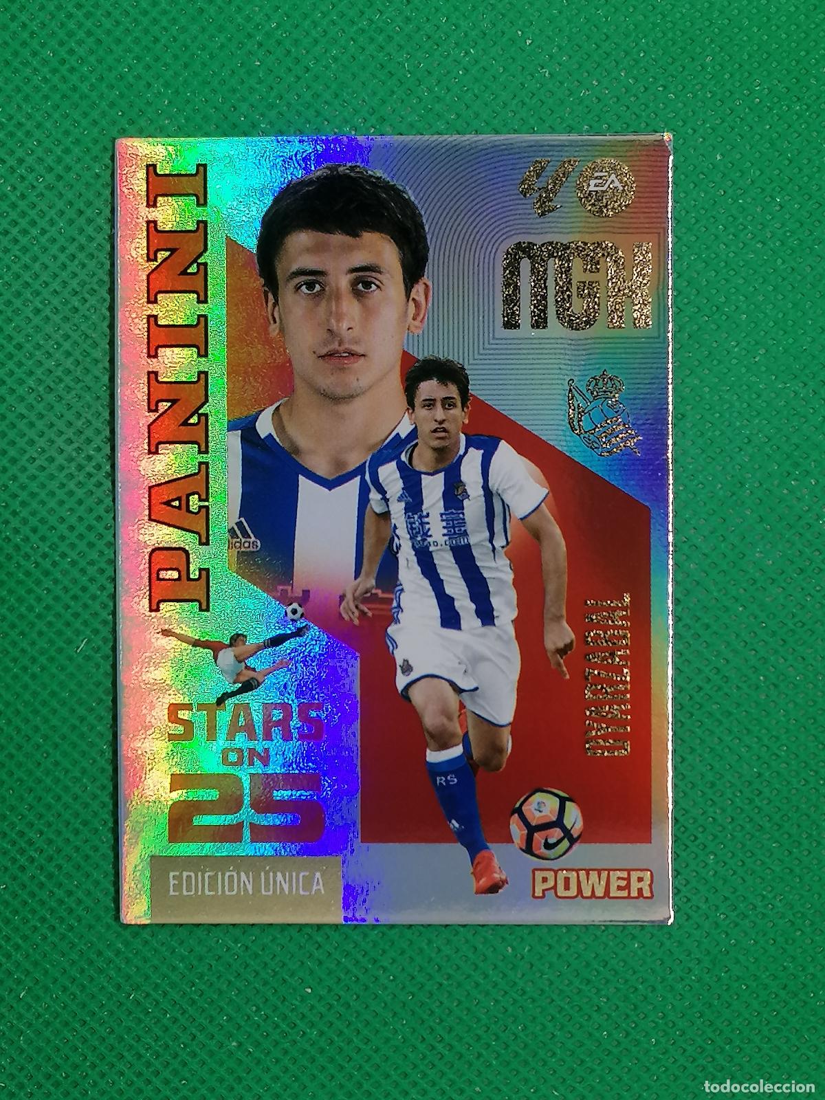 Cromos de f&uacute;tbol: P448 P 448 OYARZABAL REAL SOCIEDAD STARS ON 25 EDICION POWER ⚽ MEGACRACKS LIGA 2026 2027 26 27 ⚽