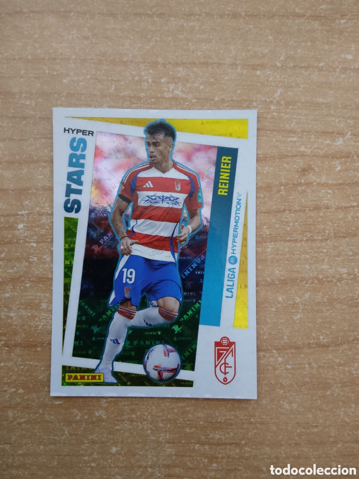 Cromos de f&uacute;tbol: 459 REINIER GRANADA HYPERSTARS LIGA HYPERMOTION 2024 2025