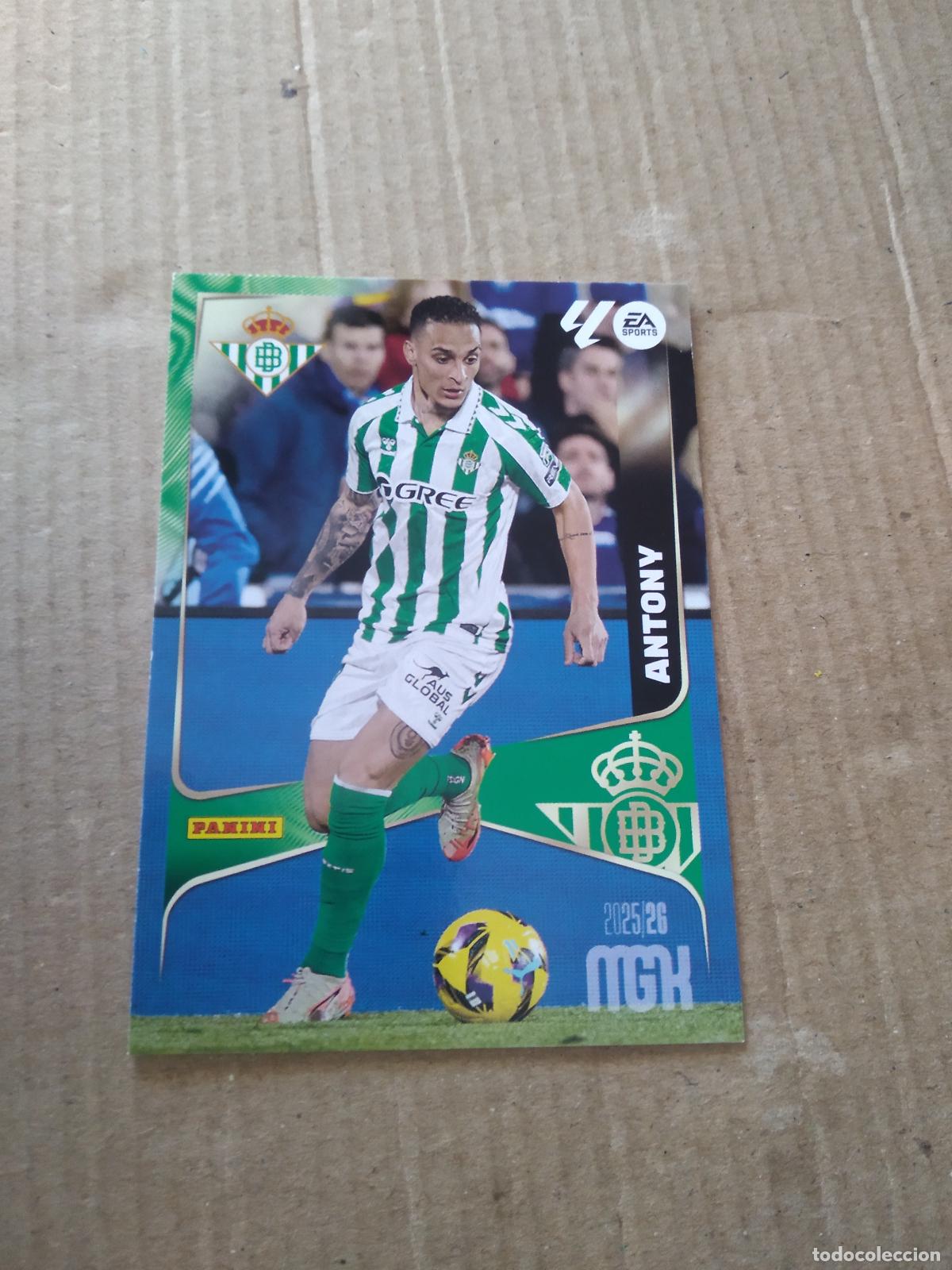 Cromos de f&uacute;tbol: 105 ANTONY BETIS CROMO FUTBOL PANINI LIGA MGKS 25-26 MEGACRACKS 2025-2026